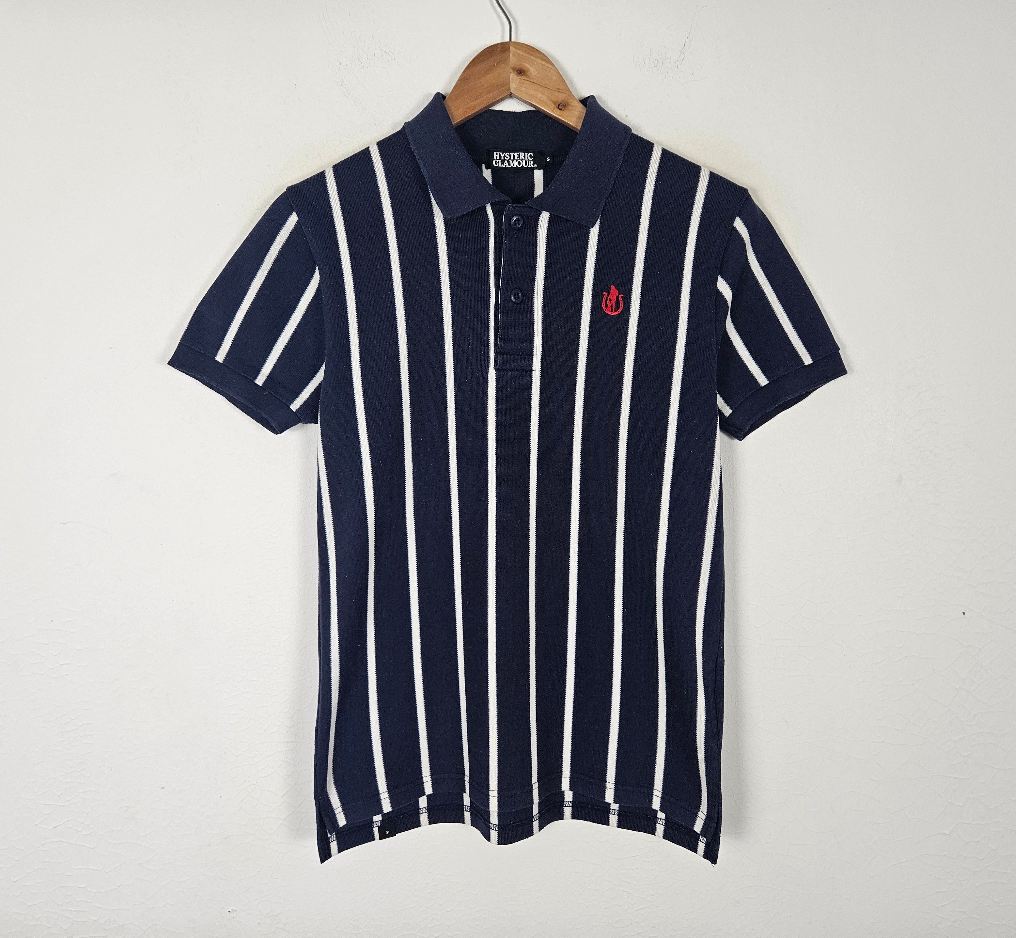 Hysteric Glamour Hysteric Glamour polo stripe shirt Size US S / EU 44-46 / 1 - 2 Thumbnail
