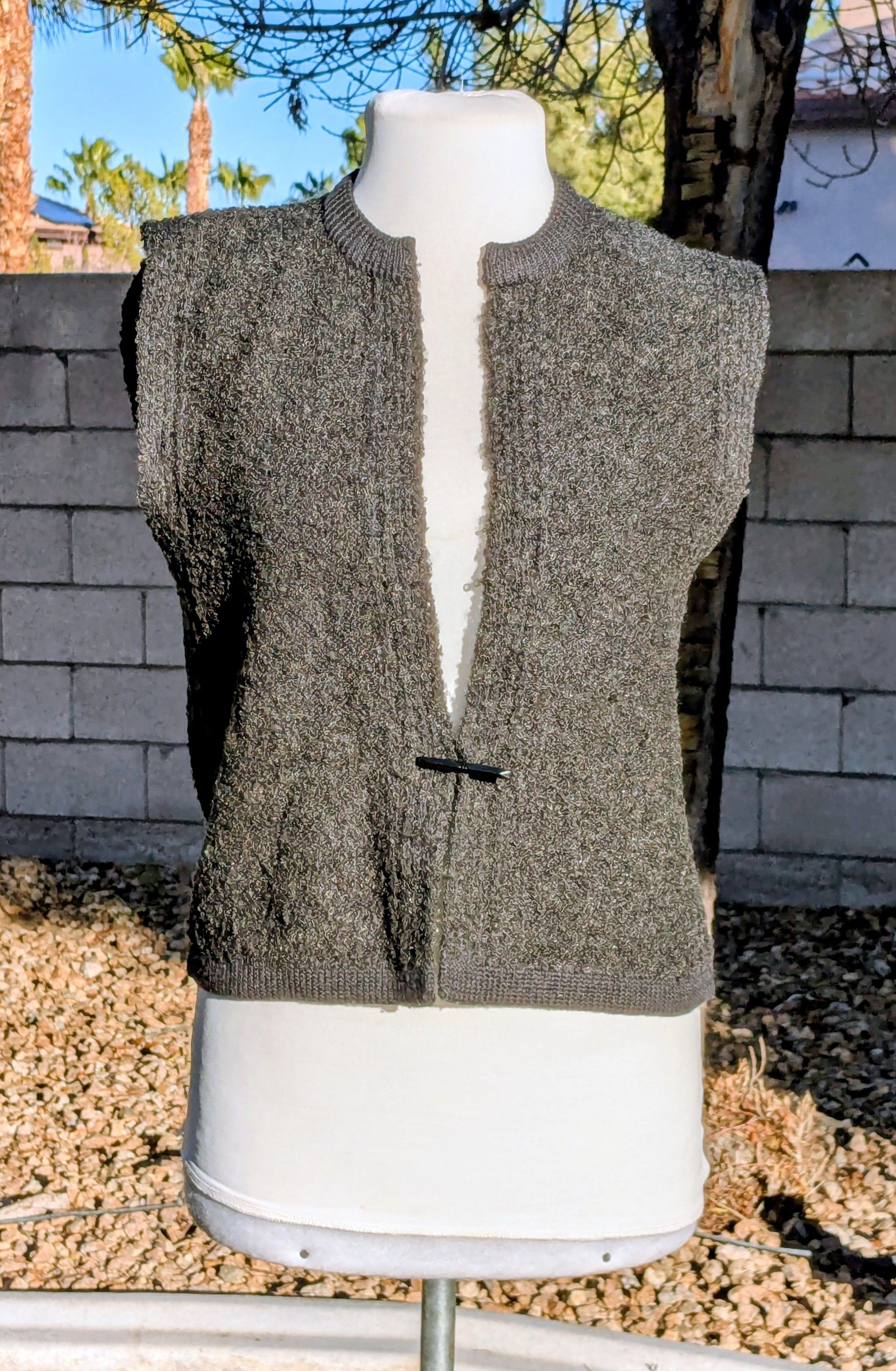 Other Vintage Japanese Onyx Vivastasse Petite Knit Sweater Vest Size M / US 6-8 / IT 42-44 - 1 Thumbnail