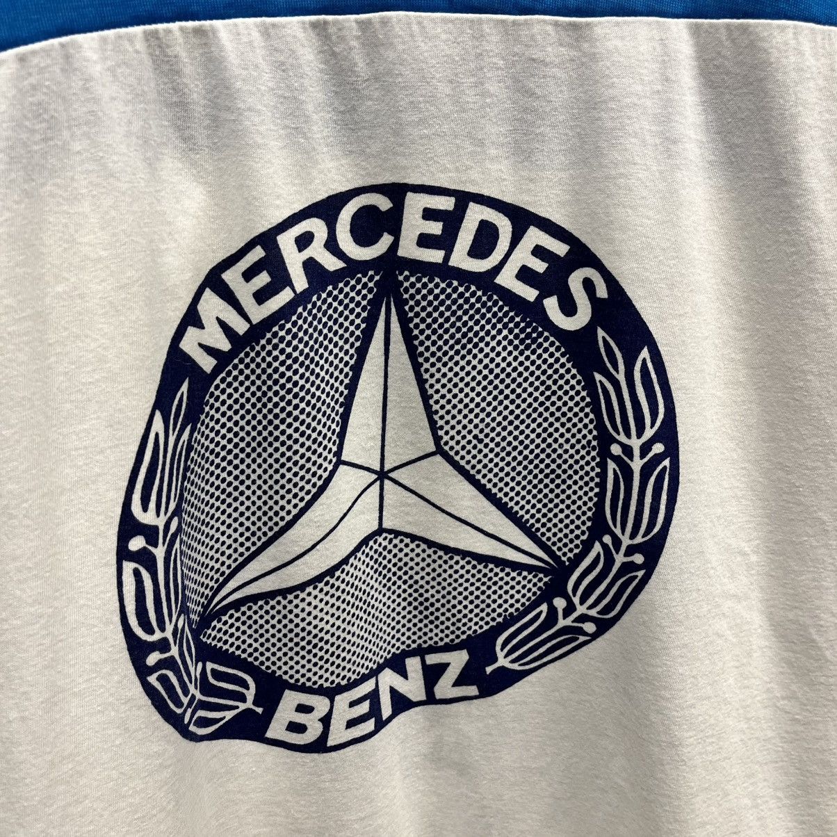 Mercedes-Benz Vintage 1970s Mercedes Benz Made in Italy T-Shirt Large L Size US L / EU 52-54 / 3 - 2 Thumbnail
