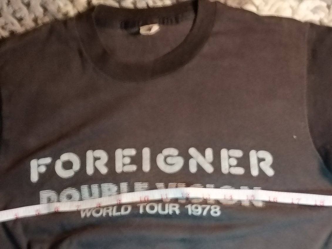 Other Vintage 1978 Foreigner Double Vision World Tour T-Shirt Size US L / EU 52-54 / 3 - 5 Thumbnail