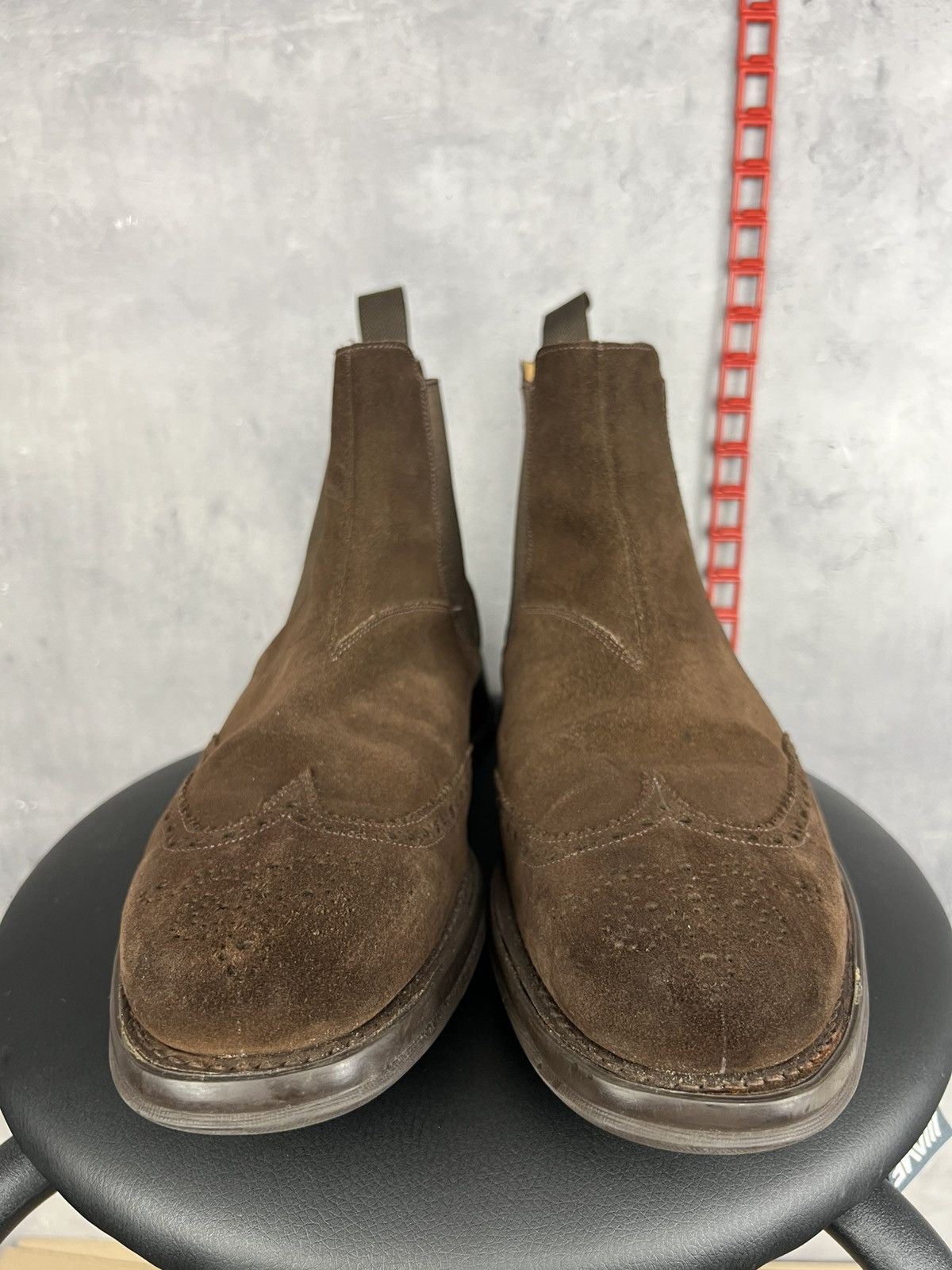 Church's Church's Brown Suede Chelsea Boots Shoes UK 9 F US 10 EU 43 Size US 10 / EU 43 - 12 Thumbnail
