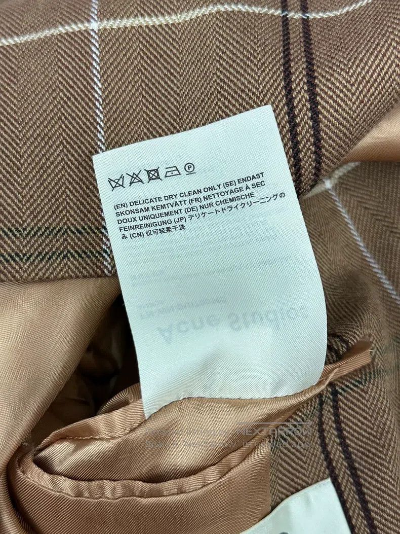 Acne Studios Acne Studios Plaid Wool Suit Jacket Size 4XL / US 24-26 - 6 Thumbnail