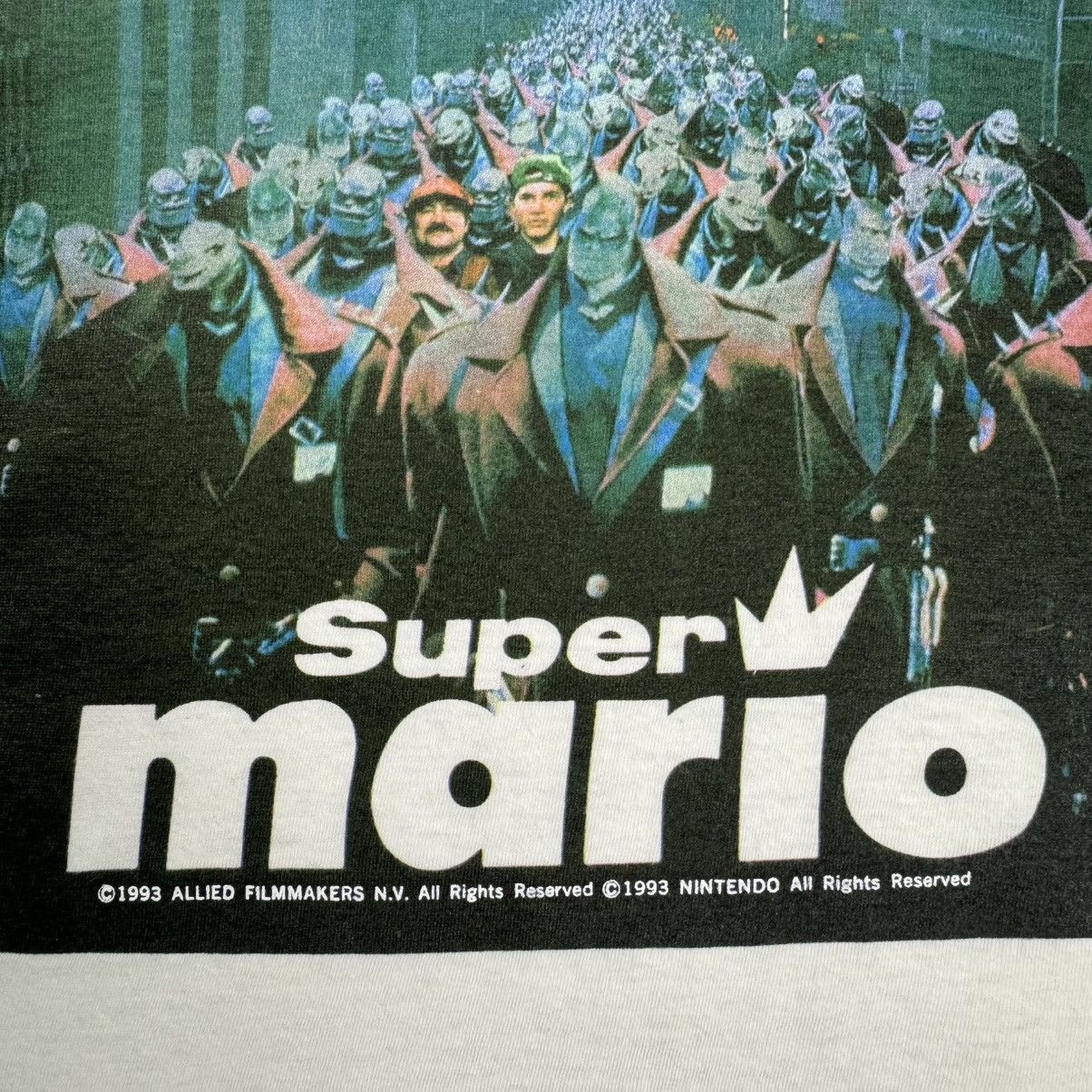 Nintendo × Vintage Vintage Super Mario Movie by Nintendo Promo T-shirt Size US L / EU 52-54 / 3 - 8 Thumbnail