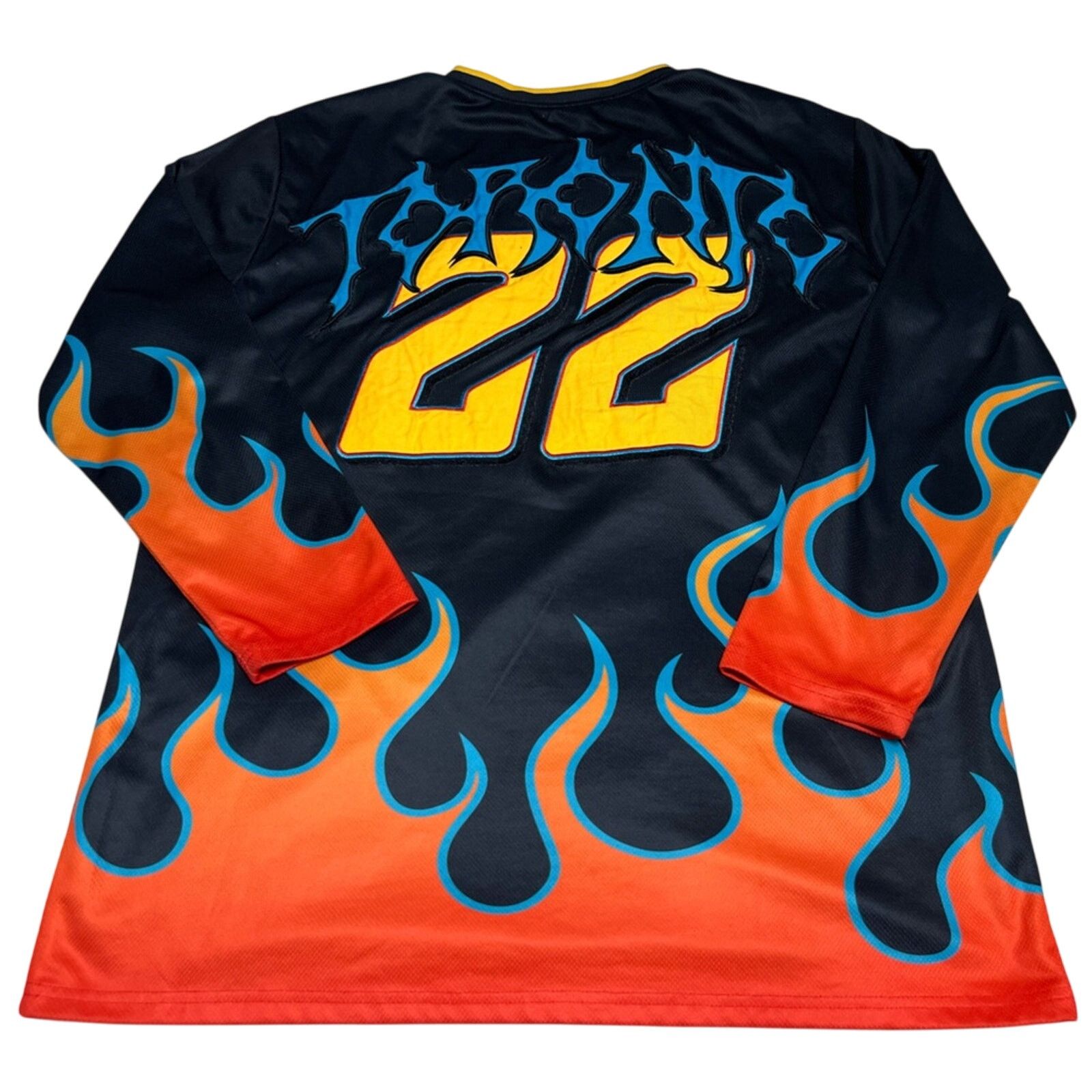 Rolling Loud Rolling Loud RL Soccer Jersey Flames Embroidered Large RARE Size US L / EU 52-54 / 3 - 4 Thumbnail