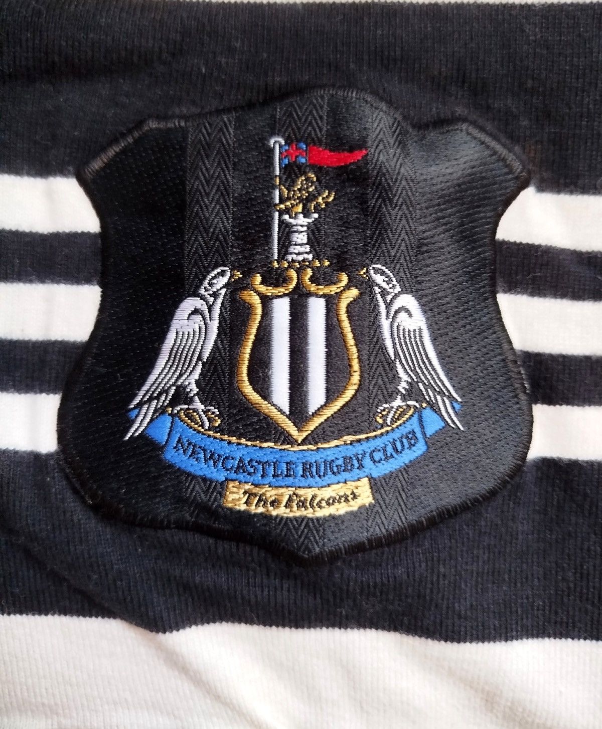 Adidas Newcastle Falcons Adidas 1996/1997 vintage rugby shirt Size US XL / EU 56 / 4 - 3 Thumbnail