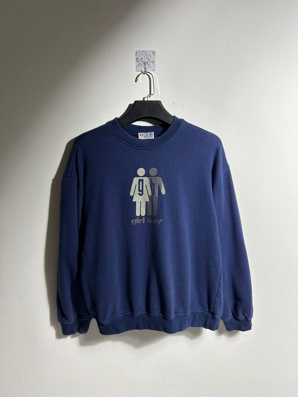 Girl Skateboards Vintage 90s Girl Boy Centre Logo Skate Sweatshirt Size US M / EU 48-50 / 2 - 1 Thumbnail