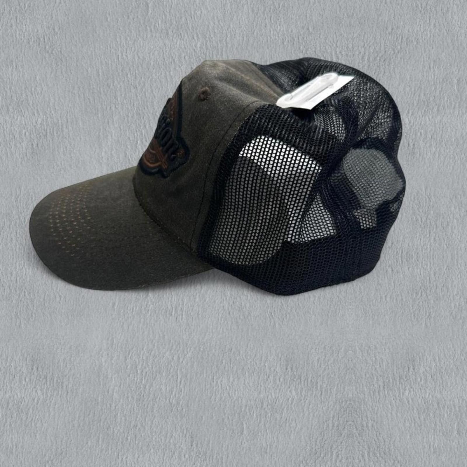 Ace Rivington NWT Remington Mens Weathered LC Logo Hat RM17A Dark Brown Size ONE SIZE - 8 Thumbnail
