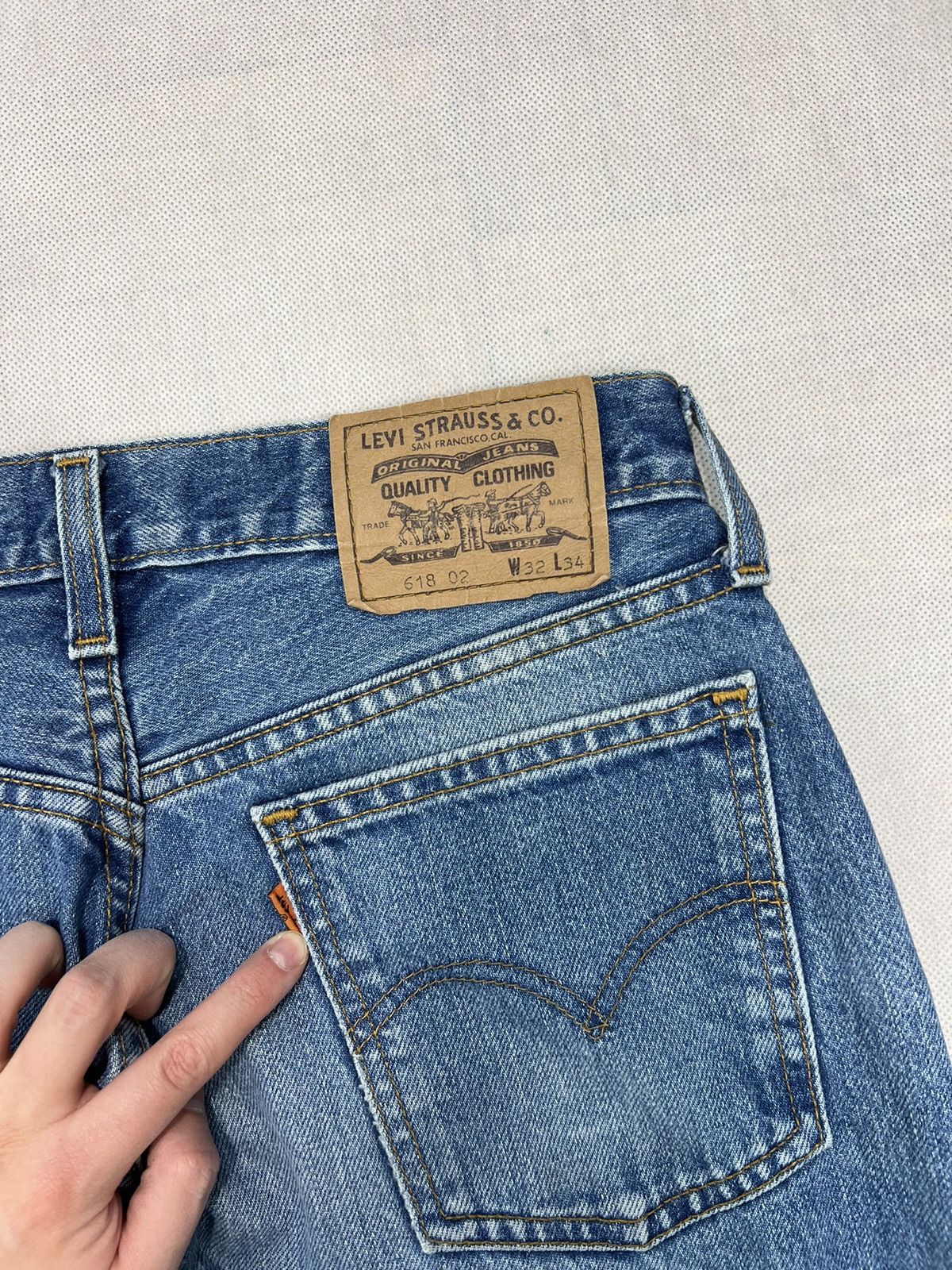 Levi's × Vintage Baggy Pants Levi’s 618 vintage 1994s Size US 34 / EU 50 - 3 Thumbnail