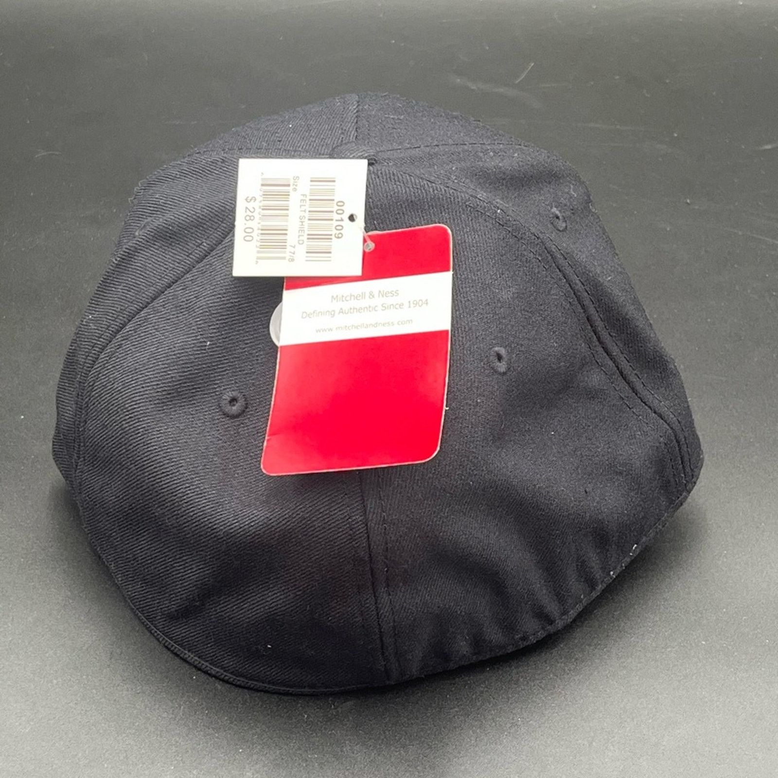 Mitchell & Ness Mitchell and Ness Black and White Patch Hat Fitted 7 7/8 Size ONE SIZE - 2 Thumbnail