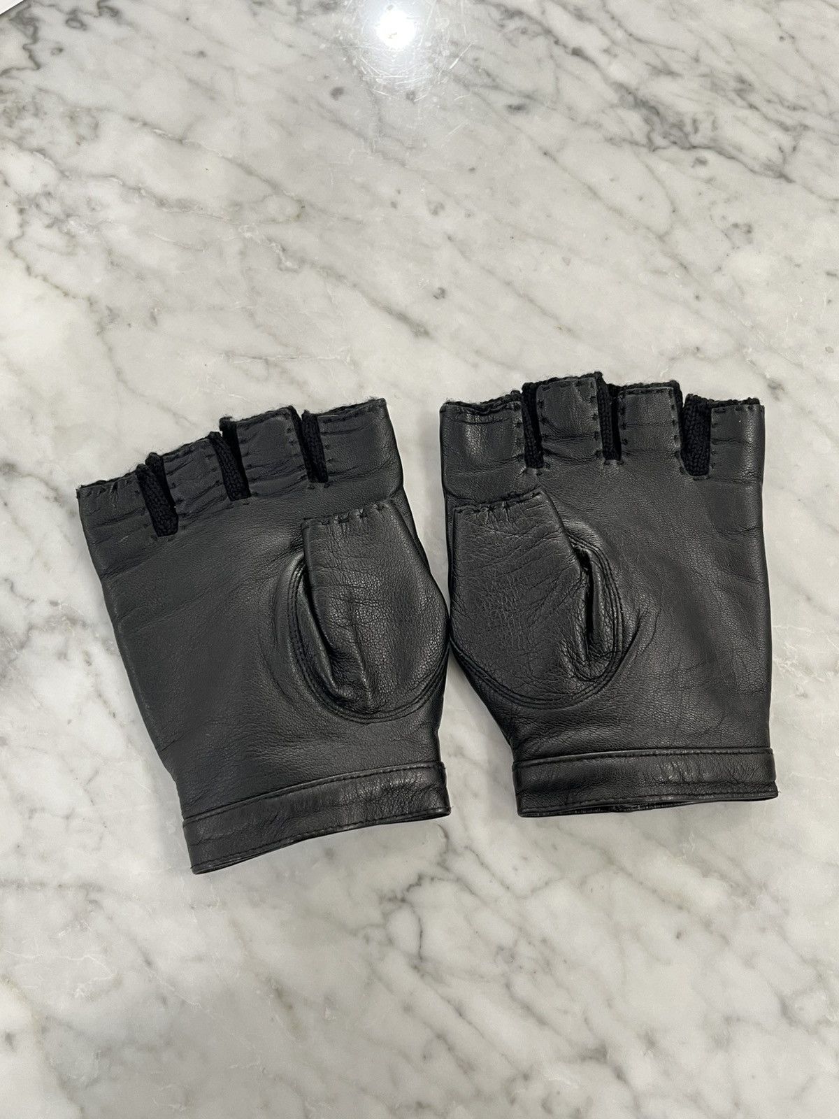 Marc Jacobs Leather Cutoff gloves Size ONE SIZE - 6 Thumbnail