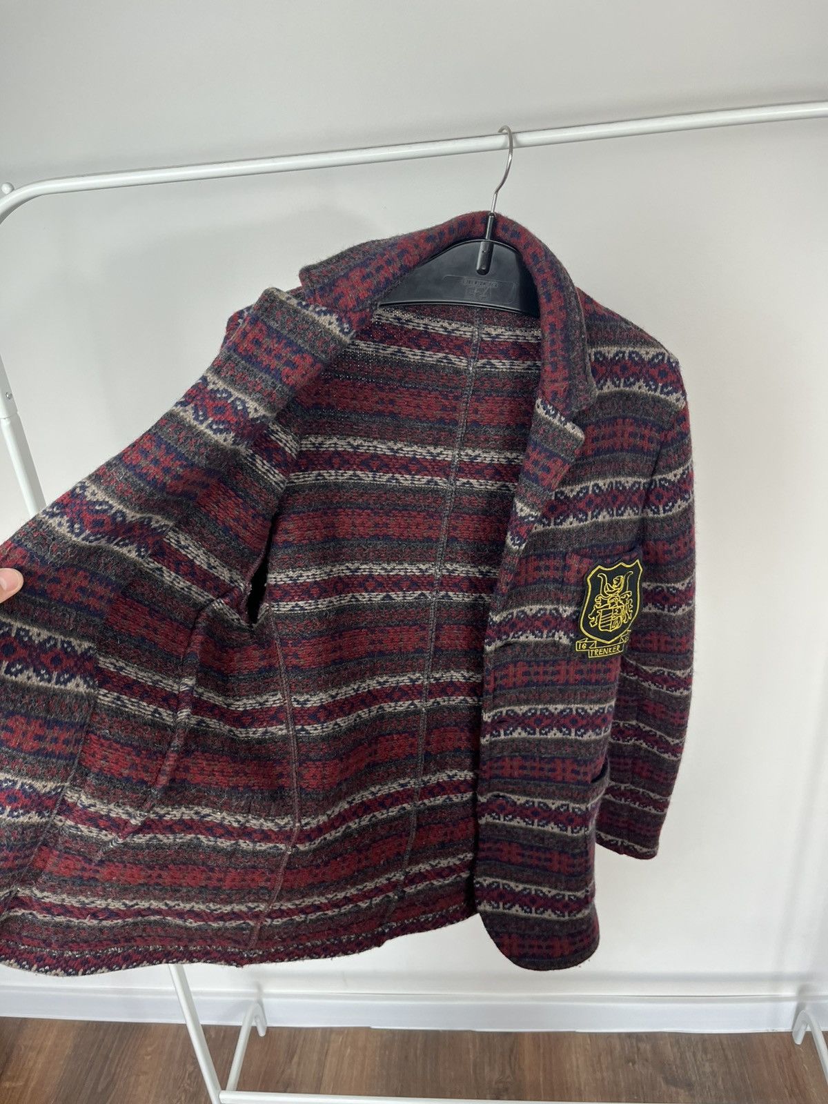 Other Luis Trenker Cardigan Wool Pattern Knit Men Size S Jacket Size US S / EU 44-46 / 1 - 9 Thumbnail