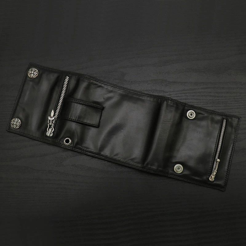 Chrome Hearts Chrome Hearts 3-Fold Cross Button Wallet Size ONE SIZE - 5 Thumbnail