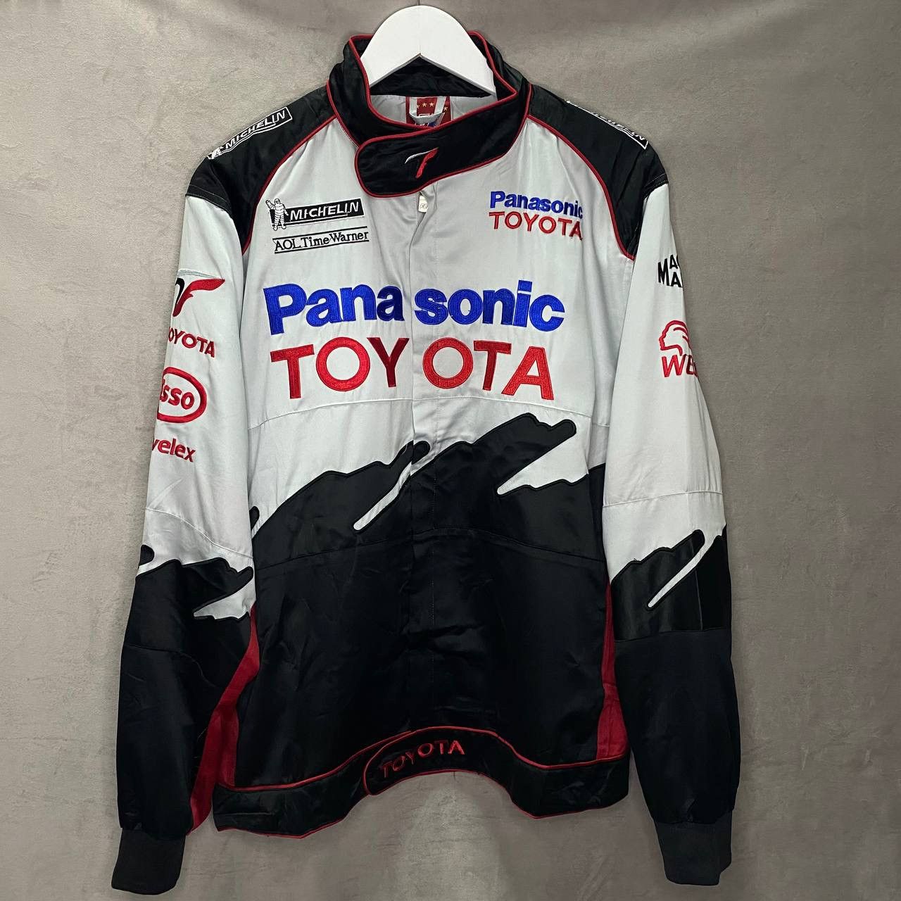 Vintage Vintage Panasonic Toyota Formula 1 Michael Schumacher Jacket Size US S / EU 44-46 / 1 - 1 Thumbnail