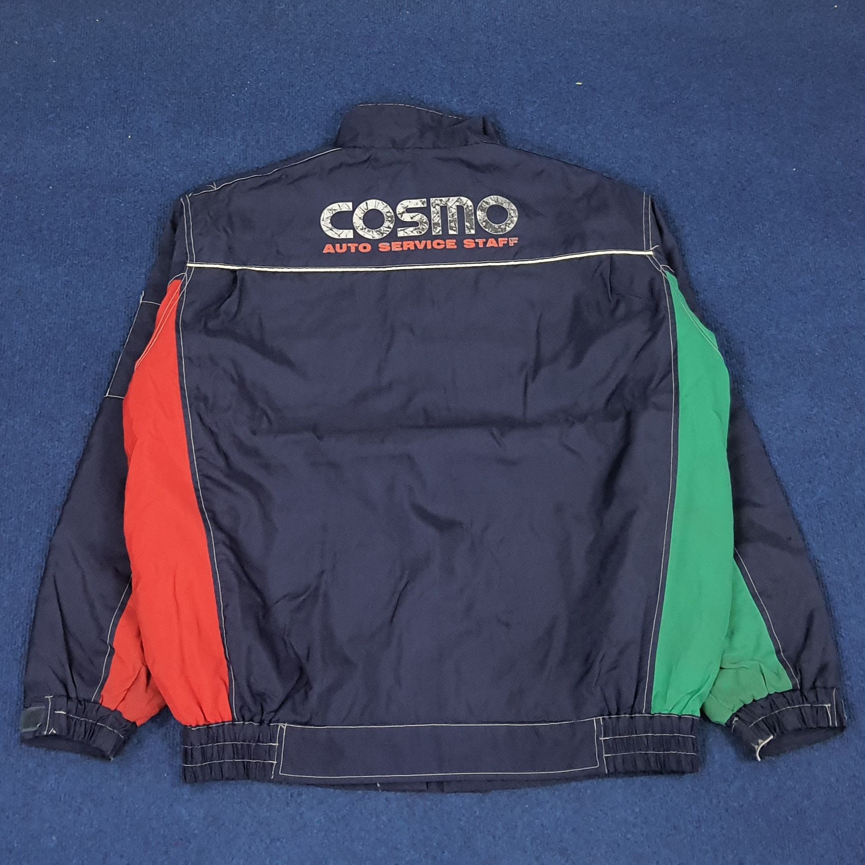 Japanese Brand × Vintage Vintage COSMO Auto Service Staff Automotive Jacket C215N1 Size US XL / EU 56 / 4 - 1 Thumbnail