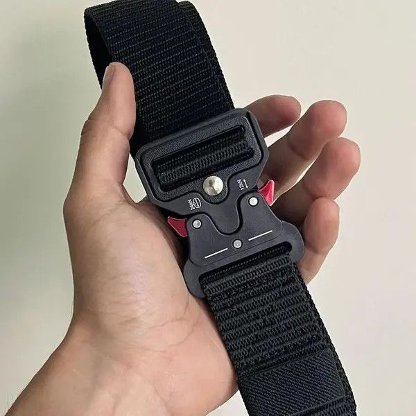 Other y2k black tactical military unique buckle design belt Size ONE SIZE - 2 Thumbnail