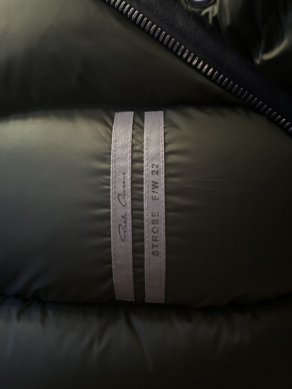 Rick Owens × Rick Owens Drkshdw Rick Owen strobe 22 green puffer jacket Size US L / EU 52-54 / 3 - 12 Thumbnail