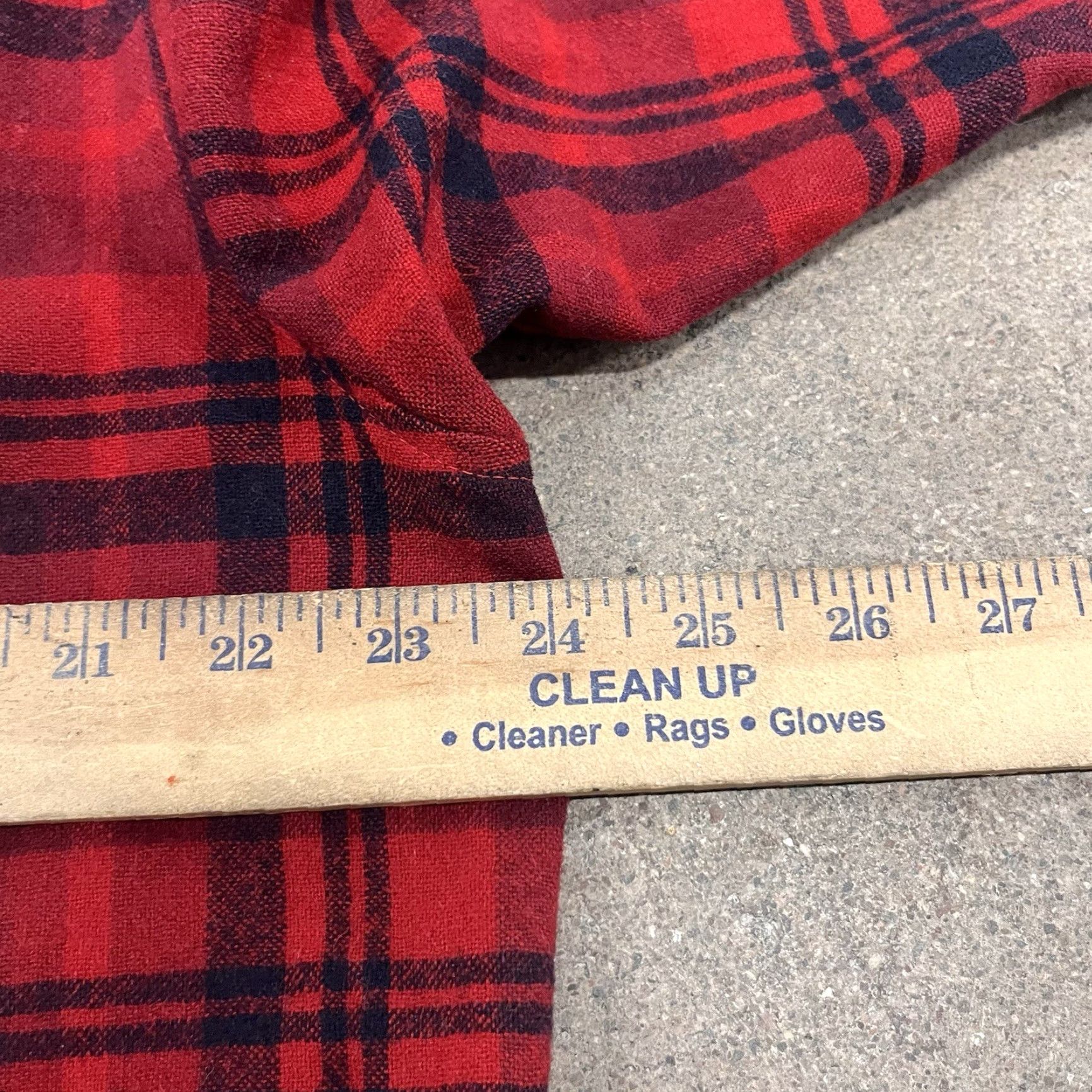 Pendleton VINTAGE Pendleton Board Shirt Red Plaid Flannel Wool Mens Large Loop Collar Size US L / EU 52-54 / 3 - 5 Thumbnail