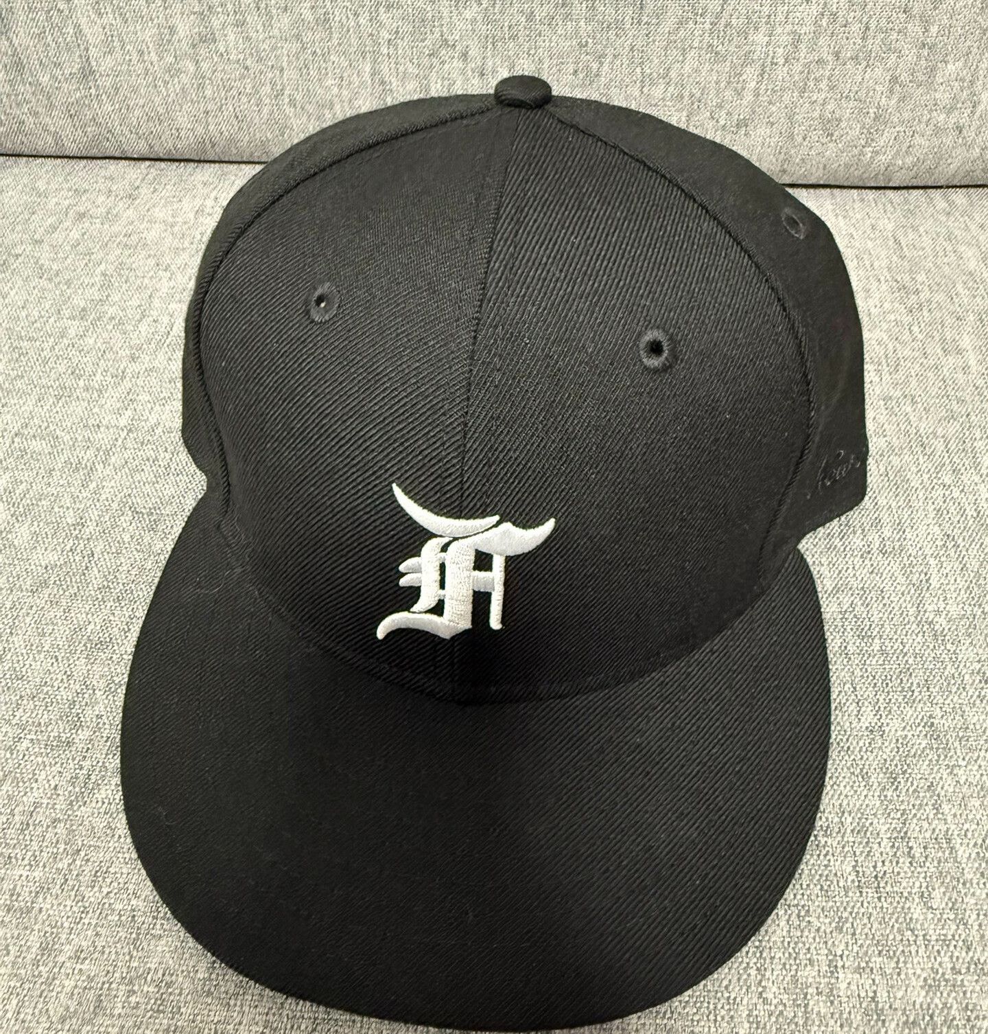 black baseball cap hat