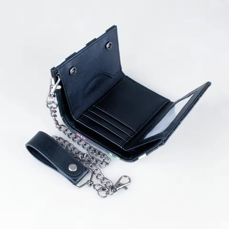 Japanese Brand Triple-Fold Cartoon PU Leather Wallet With Chai Size ONE SIZE - 4 Thumbnail