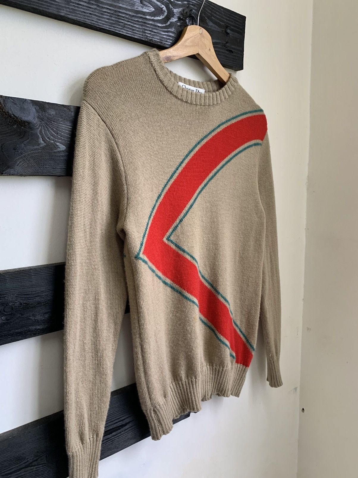 Christian Dior Monsieur × Dior × Vintage Vintage 90s CD Motive Christian Dior Sport Knit Sweater Size US XS / EU 42 / 0 - 3 Thumbnail