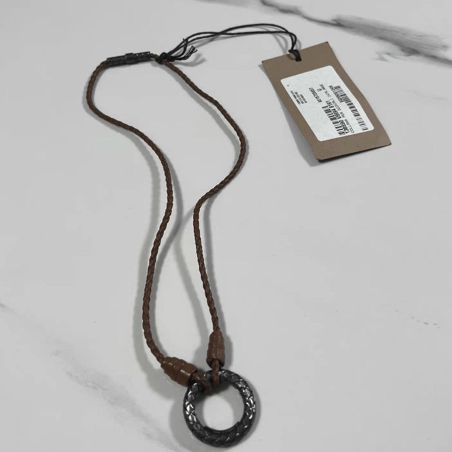 Bottega Veneta Bottega Veneta Woven Ring Necklace-2508 Size ONE SIZE - 2 Thumbnail