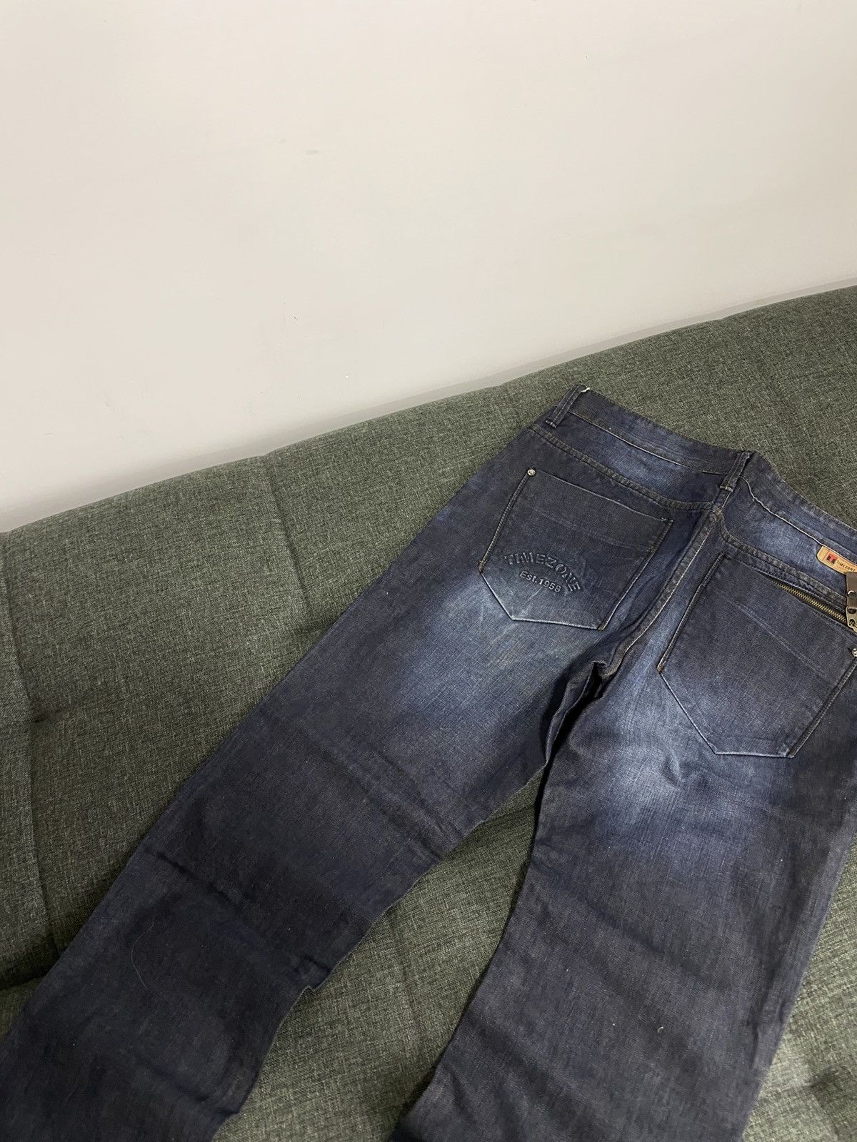 If Six Was Nine Vintage Flared Washed Faded Jeans Japanese Y2K Wide Baggy Size US 34 / EU 50 - 6 Thumbnail
