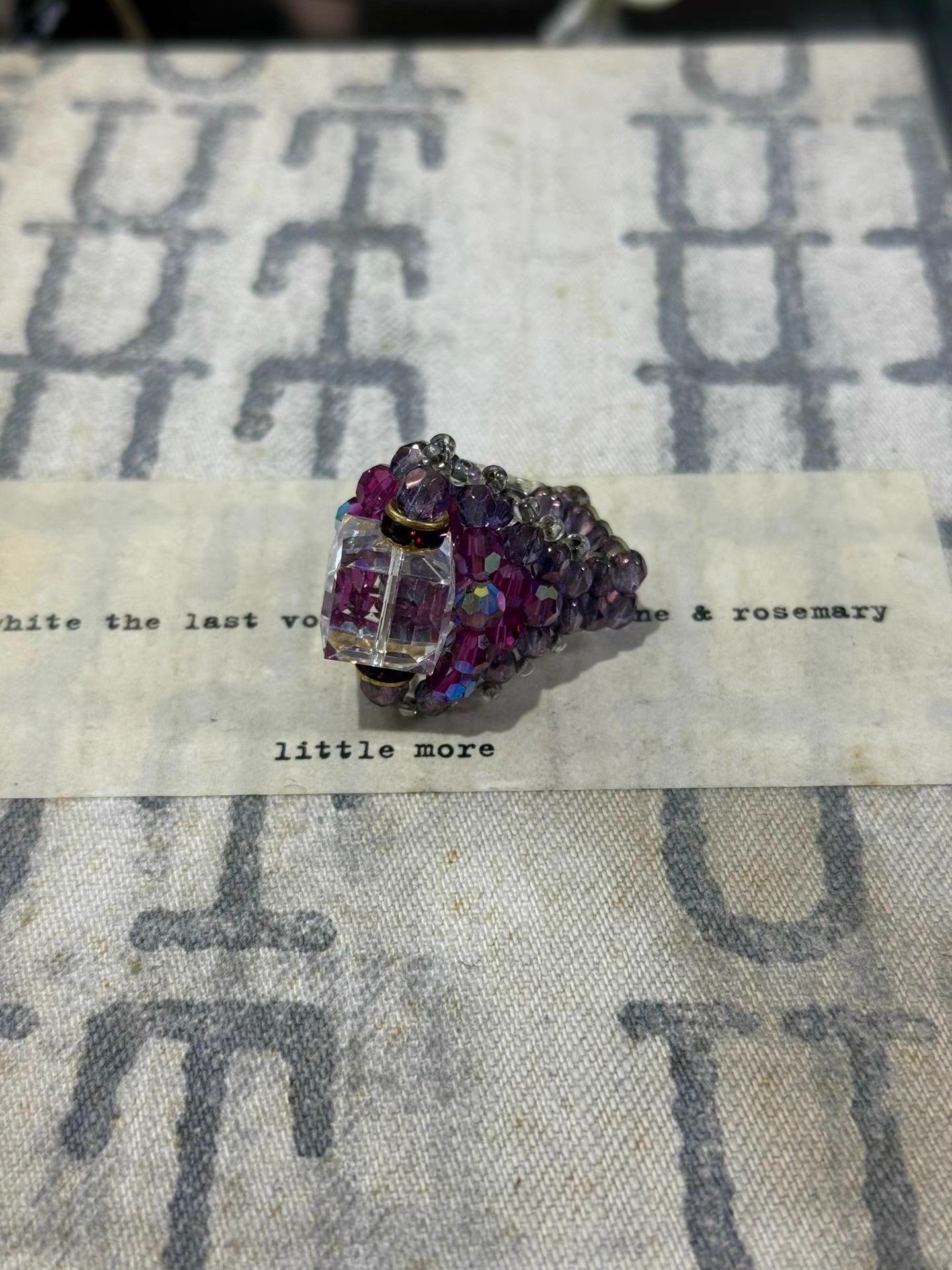 Number (N)ine Number (N)ine 09SS Gemstone Ring K20 Size ONE SIZE - 2 Thumbnail