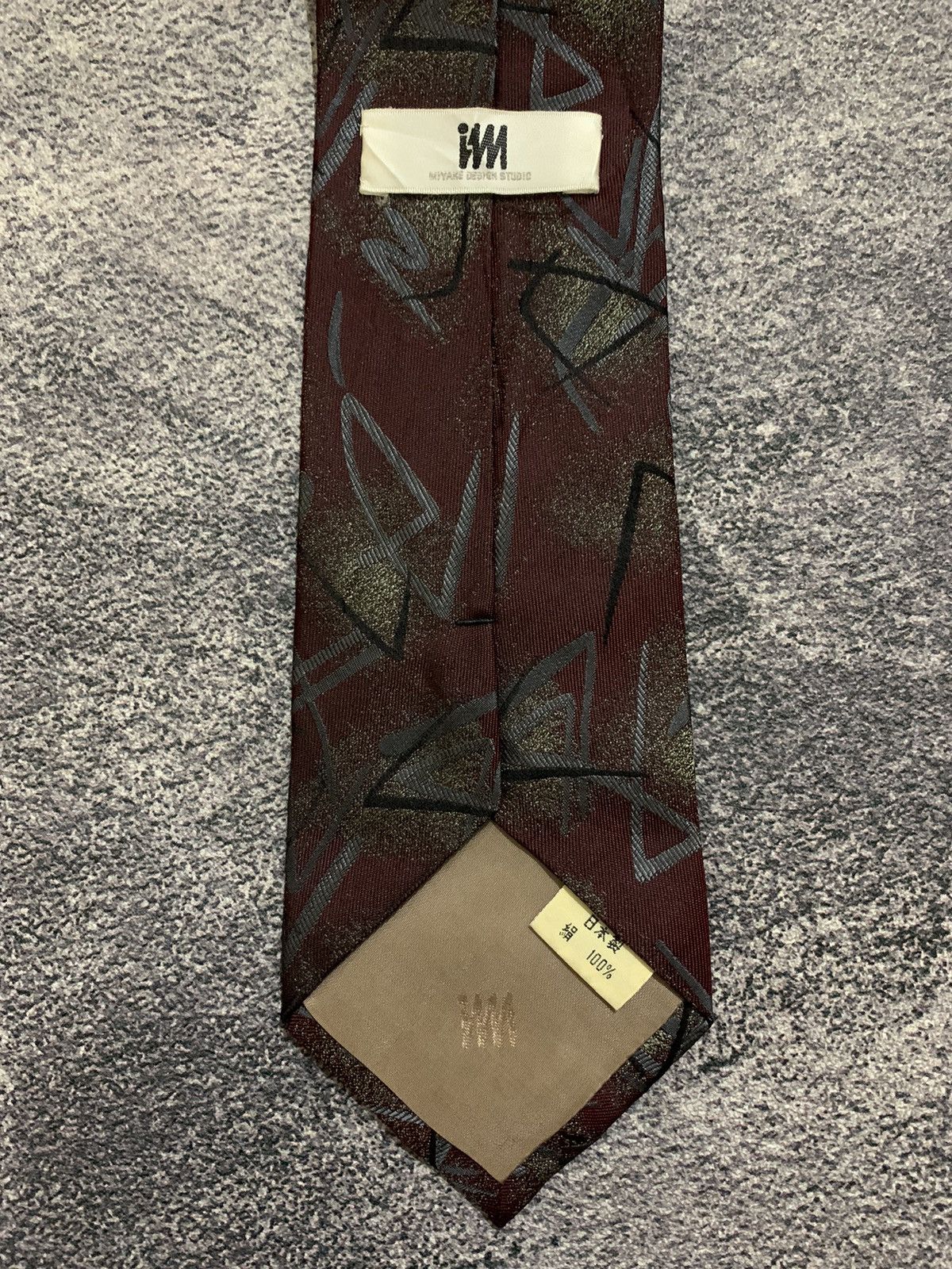 Issey Miyake IM Miyake Design Pattern Tie Size ONE SIZE - 4 Thumbnail