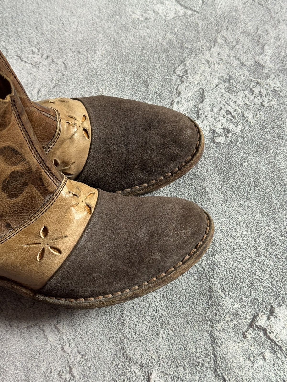 MoMA MOMA 38.5 wester cowboy shoes boots avantgarde retro Size US 8.5 / IT 38.5 - 19 Thumbnail