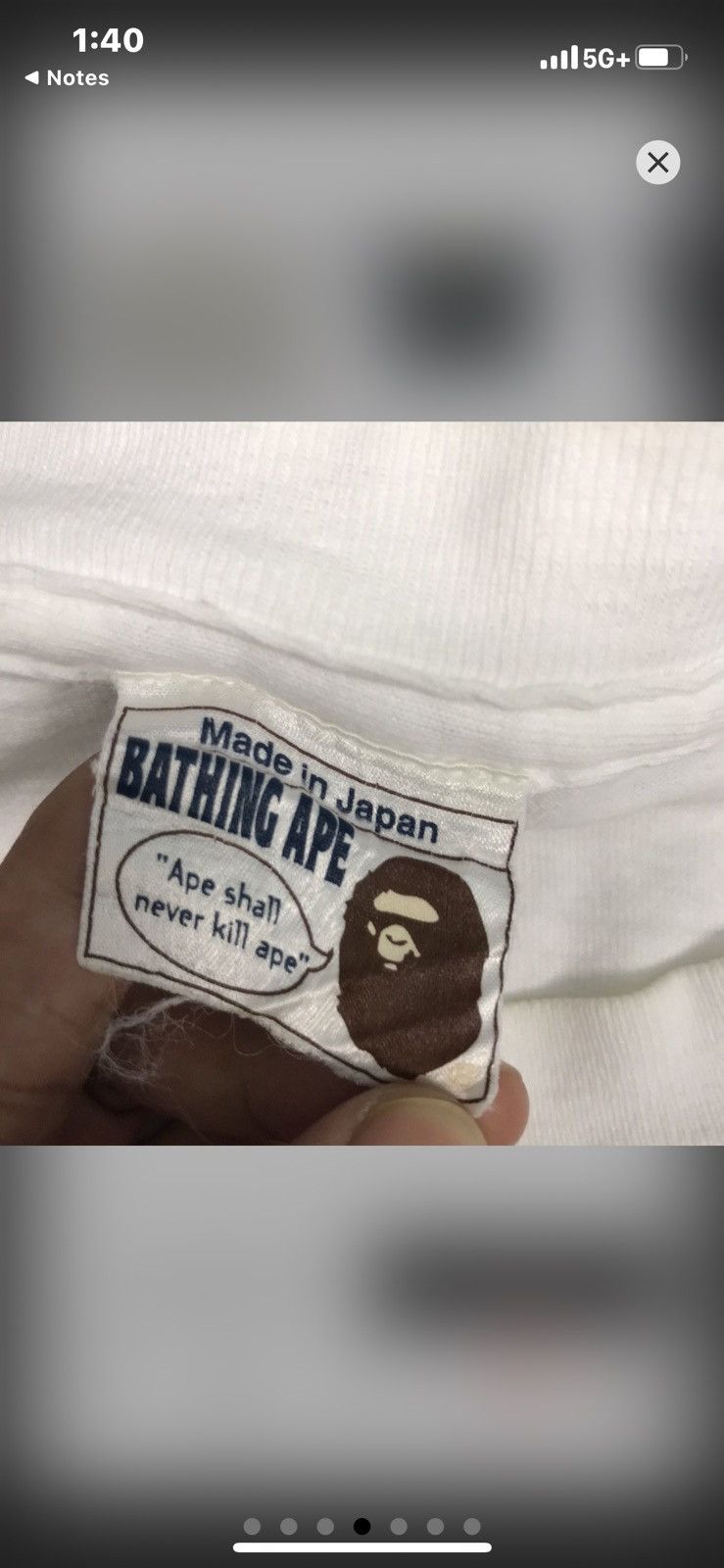 Bape Vintage Bape 90s college tee Size US L / EU 52-54 / 3 - 4 Thumbnail