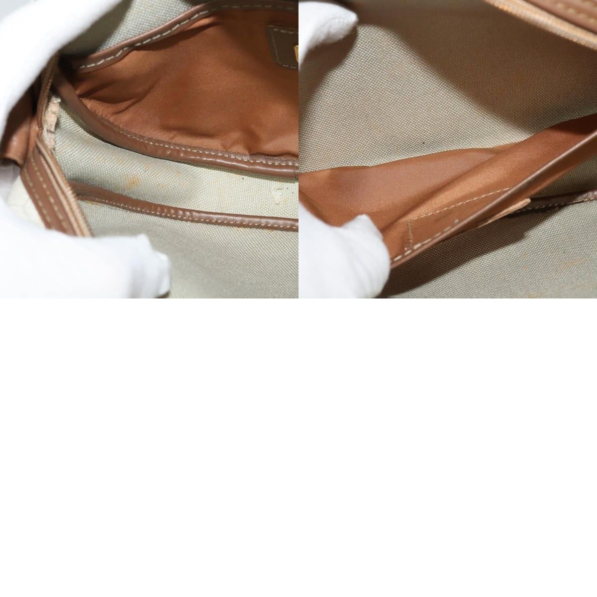 Dior DIOR Honeycomb Canvas Shoulder Bag Pvc White Size ONE SIZE - 12 Thumbnail