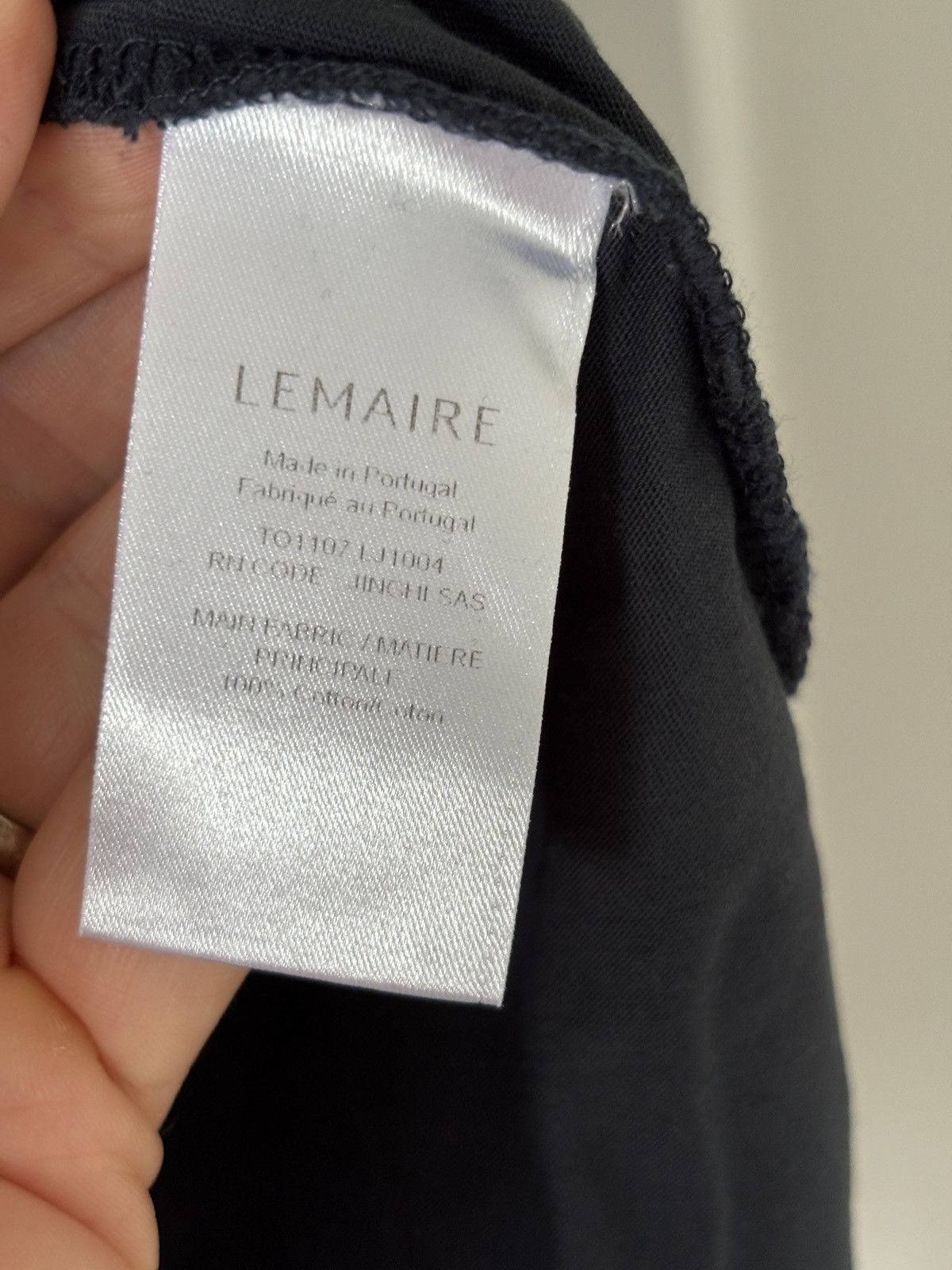 Lemaire SS patch pocket tee, Deep navy, XL Size US XL / EU 56 / 4 - 2 Thumbnail