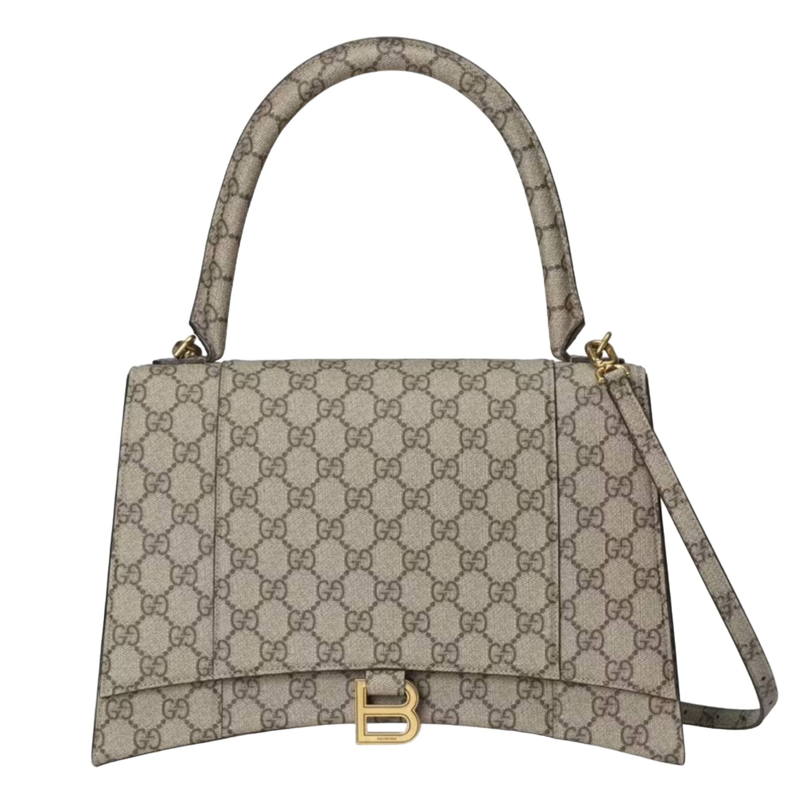 Gucci Gucci X Balenciaga Medium Hourglass Supreme Top Handle Bag Size ONE SIZE - 1 Thumbnail