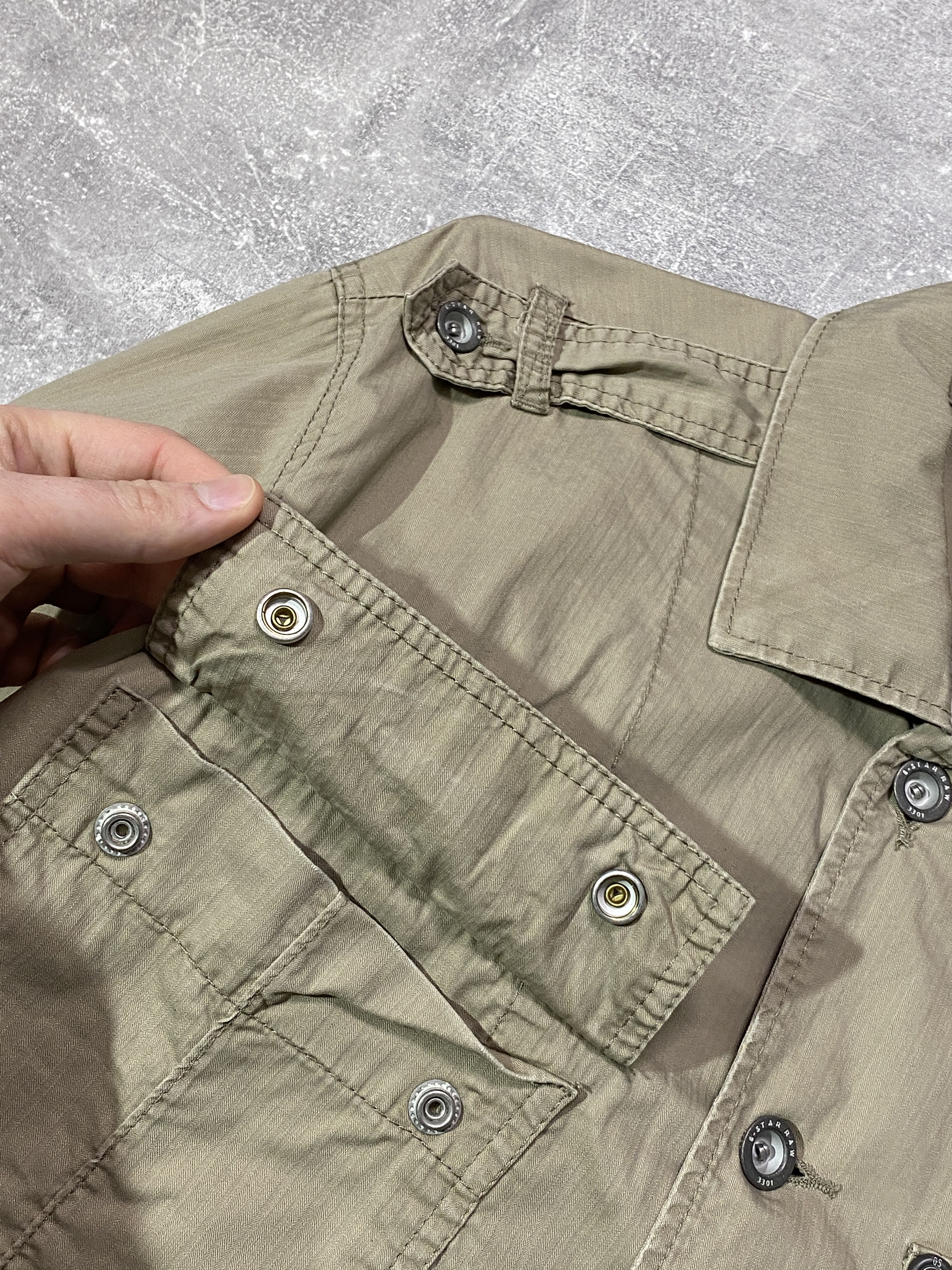 G-Star Vintage Y2K G-STAR Military Canvas Jacket Size US M / EU 48-50 / 2 - 8 Thumbnail