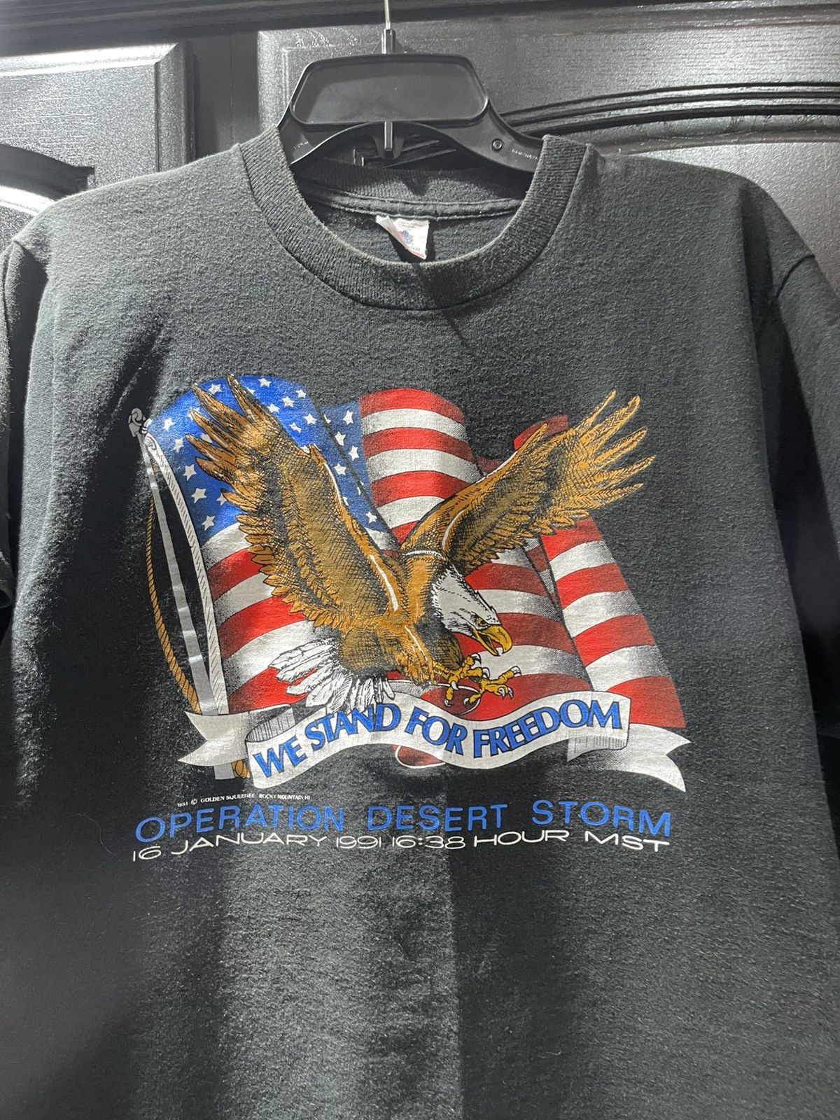 Fruit Of The Loom 1991 Operation Desert Storm Tee Single Stitch In EUC Size US L / EU 52-54 / 3 - 2 Thumbnail