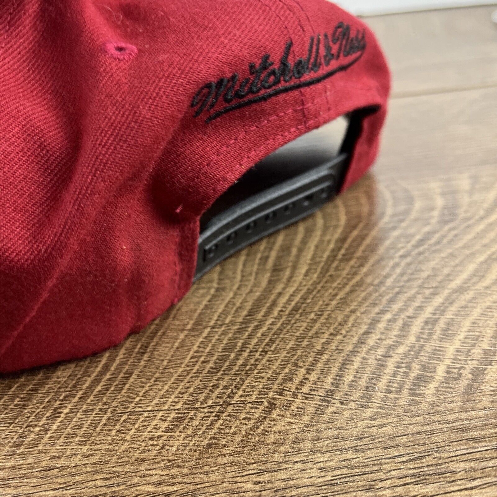 Mitchell & Ness Miami Heat Hat Mitchell & Ness Miami Red Hat Adjustable Adul Size ONE SIZE - 9 Thumbnail