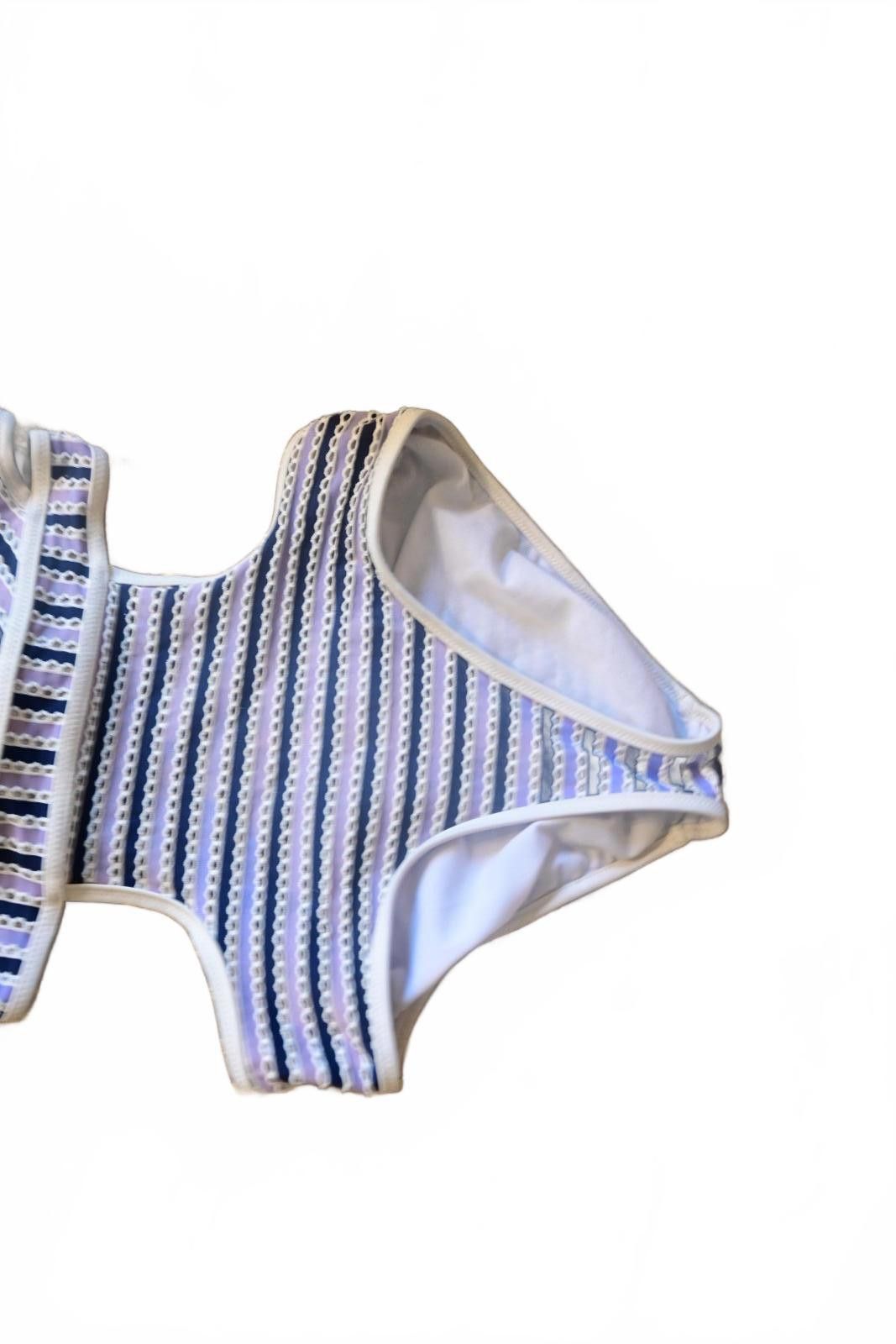 Genetic Manipulation Shinichiro Kuriya Jessica Simpson Women's One-Piece Cutout Swimsuit Striped S Size ONE SIZE - 2 Thumbnail