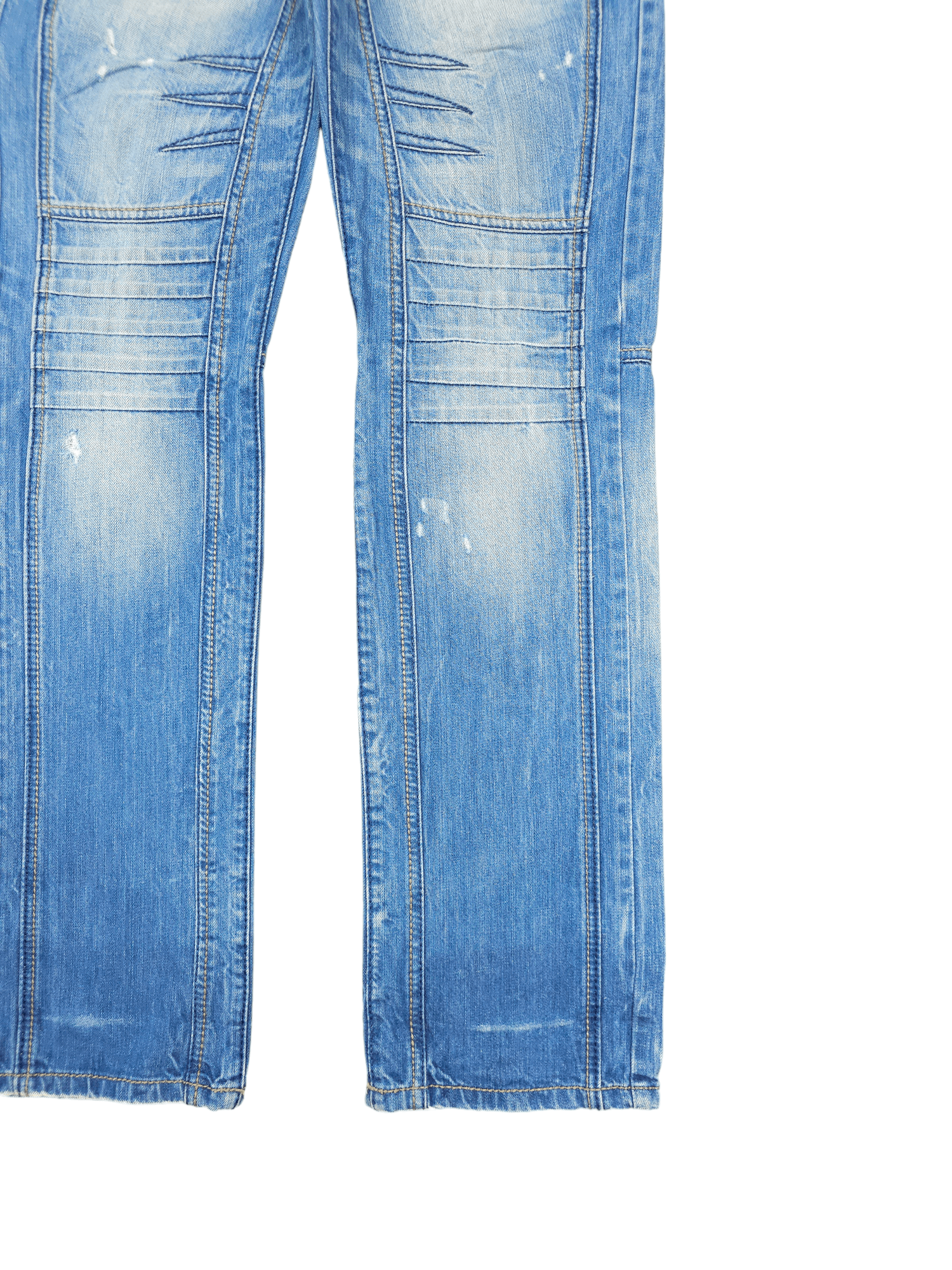Japanese Brand 💎 Size 31/34 Cipo & Baxx Y2K Double Knee Denim Jeans Size US 31 - 9 Thumbnail