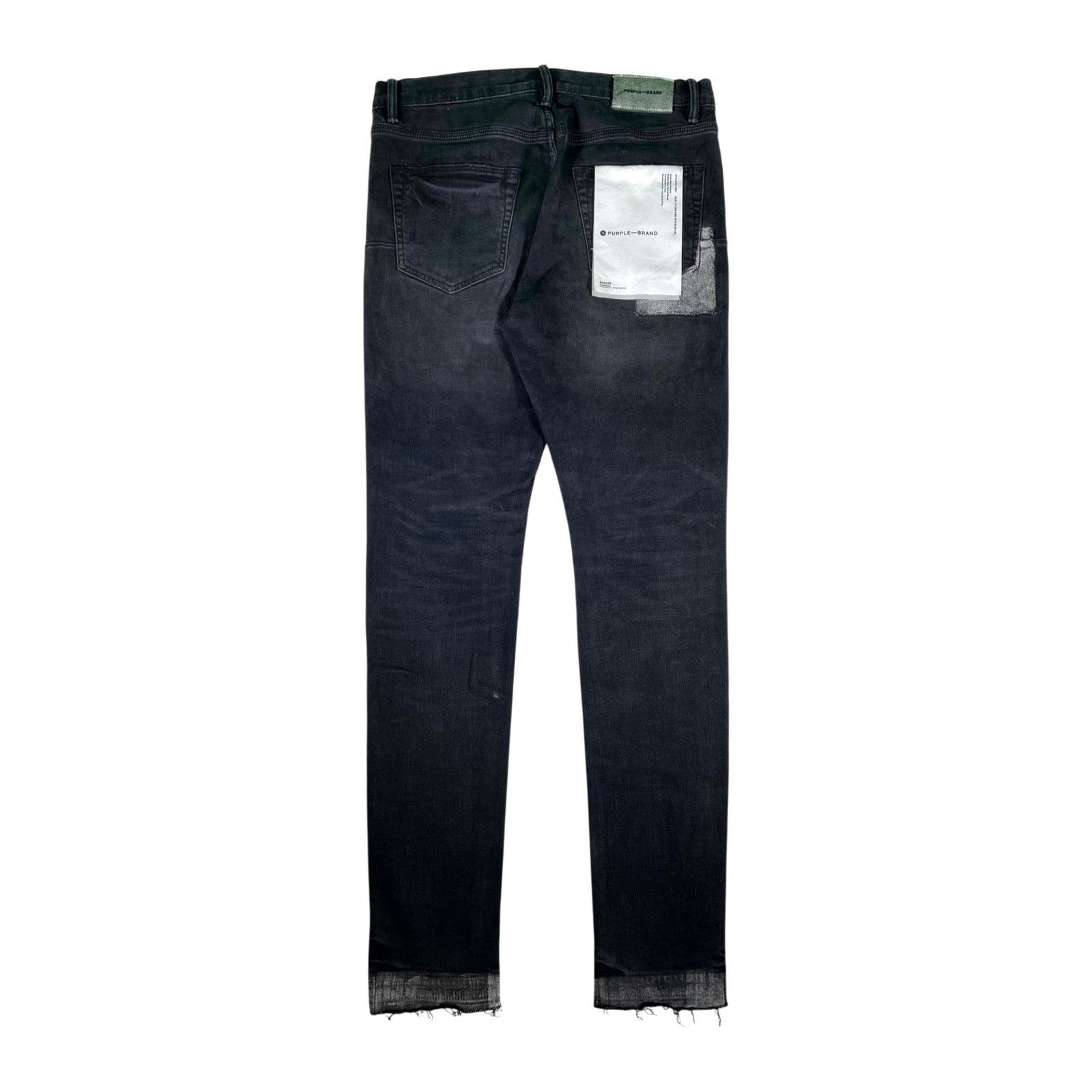 Purple Brand Purple Brand Patchwork Black & Silver Jeans Size US 30 / EU 46 - 2 Thumbnail