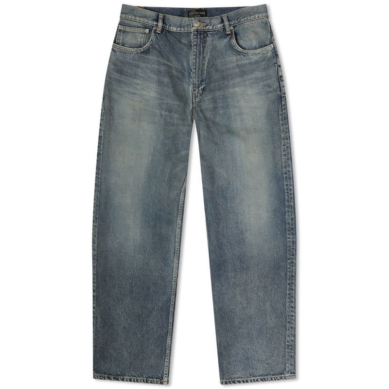 Balenciaga o1tr1nto0526 Loose Fit Jeans in Blue Size US 36 / EU 52 - 1 Thumbnail