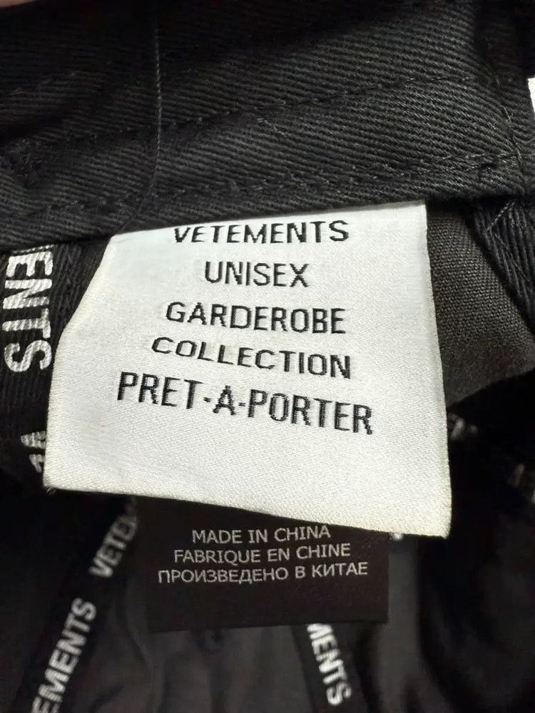 Vetements Vetements Got Lucky Baseball Hat-2507 Size ONE SIZE - 4 Thumbnail