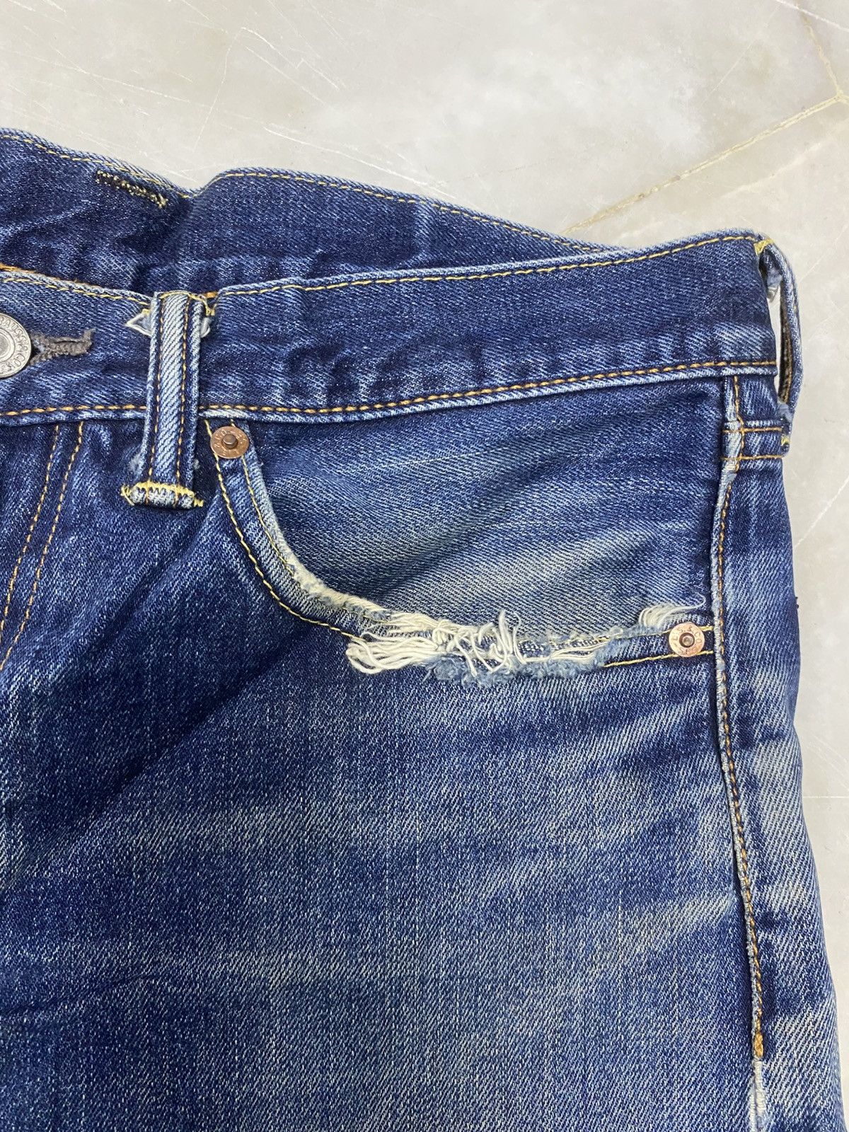 Levi's Size 31x26 Vintage Levis Distressed Jeans Faded Pants Denim Size US 31 - 7 Thumbnail