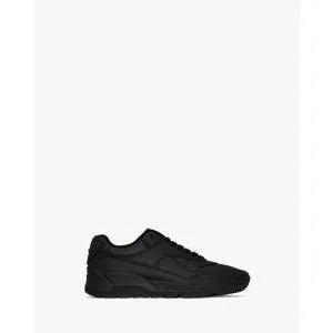 Saint Laurent Paris o1s1wg110126 818135 Bump Sneakers in Smooth Leather in Black Size US 8 / EU 41 - 2 Thumbnail
