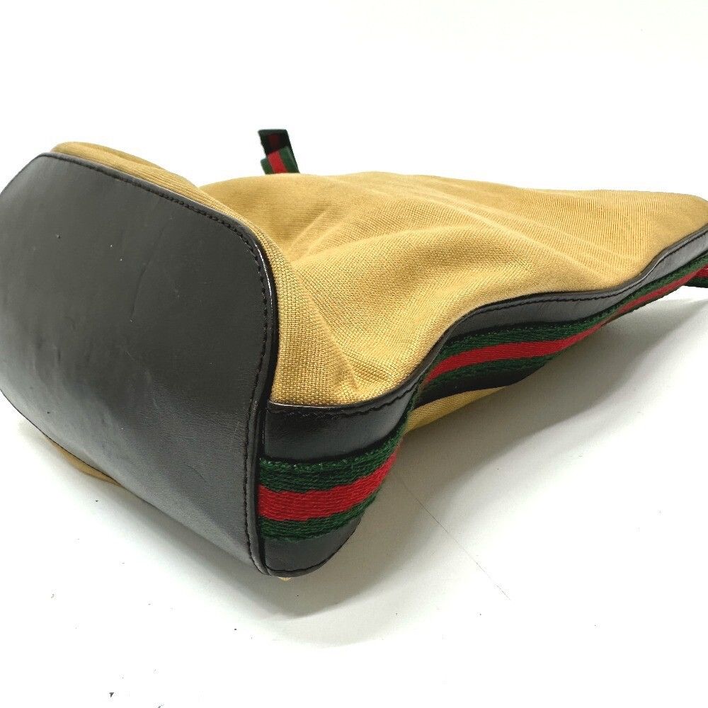 Gucci Authentic Vintage Gucci Sherry line Bucket Shoulder Bag Size ONE SIZE - 4 Thumbnail