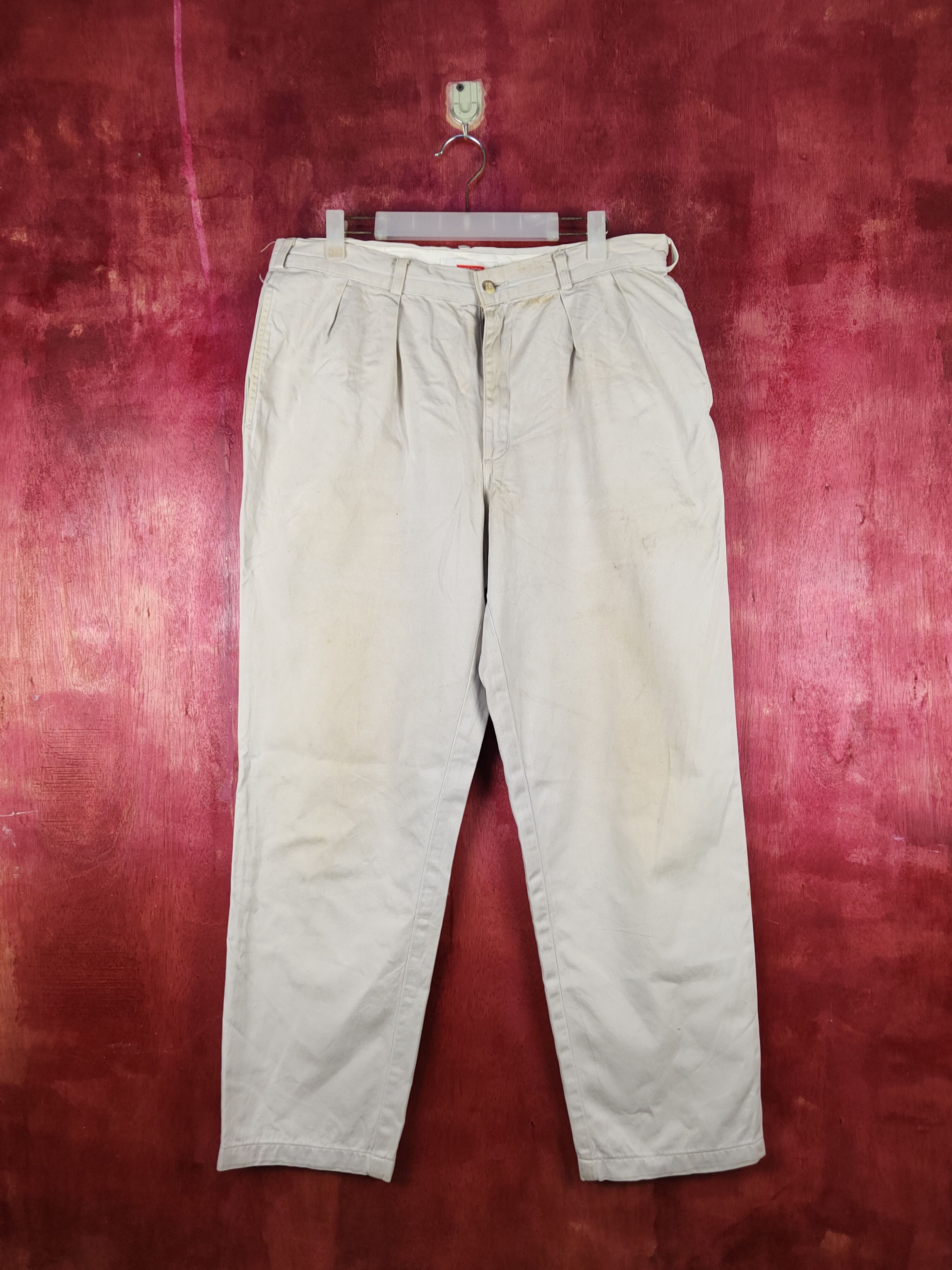 Levi's Levis Beige Multipocket Casual Pants #S2285 Size US 35 - 1 Thumbnail
