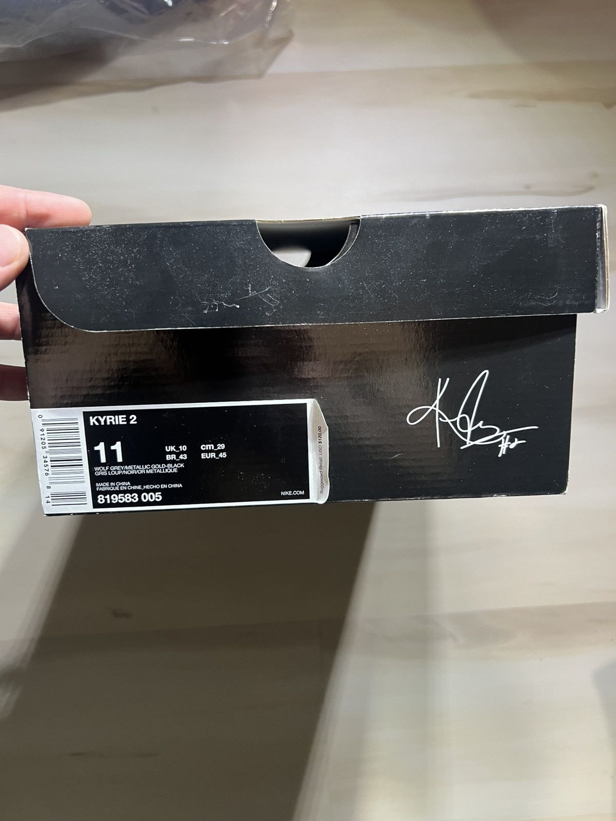 Nike Nike Kyrie 2 Battle Grey Basketball DS Size 11 SKU 819583005 Size US 11 / EU 44 - 9 Thumbnail