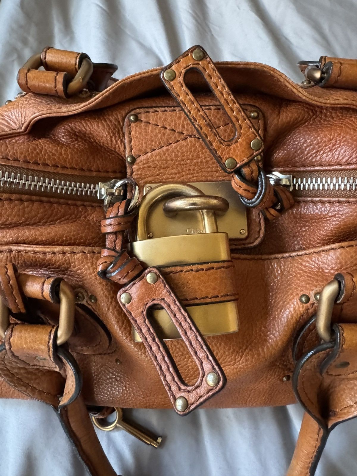 Chloe Chloe vintage y2k paddington bag purse handbag 2000s lock Size ONE SIZE - 7 Thumbnail