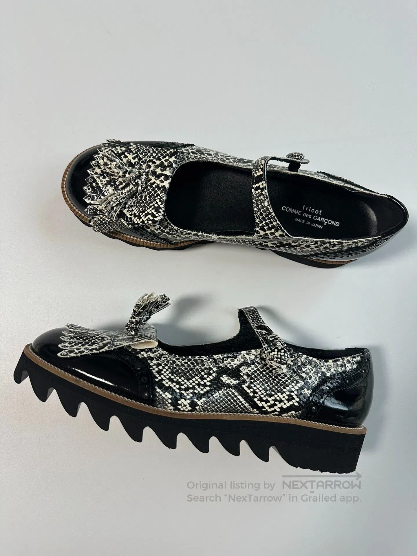 Comme des Garcons Comme des Garcons size23 Rie Kawakubo TRICOT Snake Pattern Size US 5.5 / IT 35.5 - 1 Thumbnail
