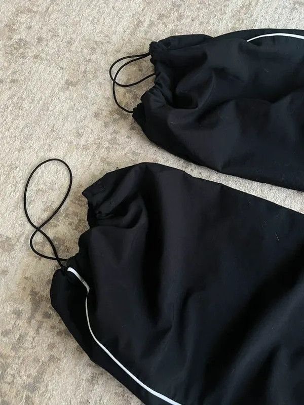 Nike Nike 2006 Sz L Track Pants Black White Rare Size 33" - 5 Thumbnail