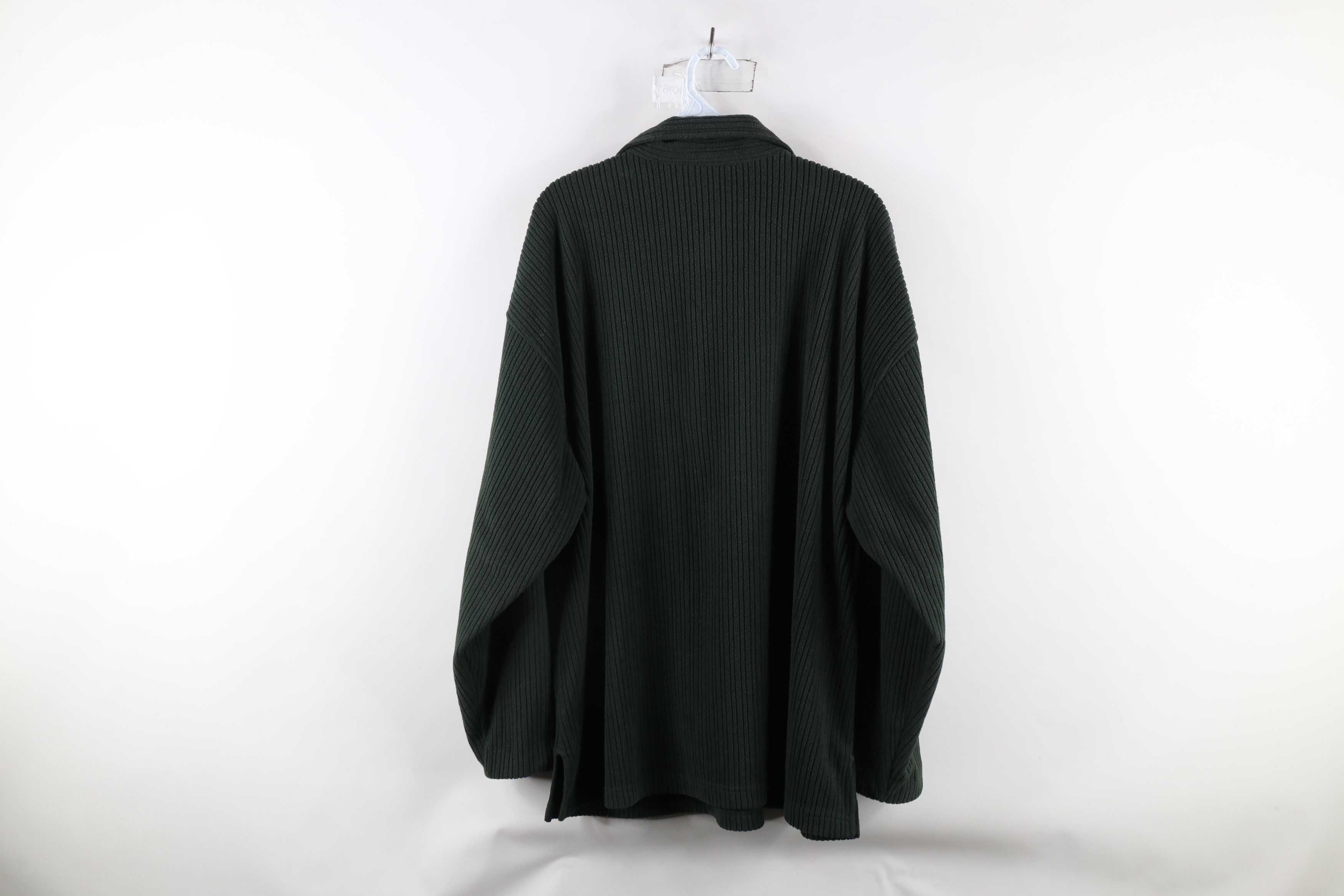 Vintage Vintage 90s Streetwear Ribbed Knit Baggy Collared Sweater Size US L / EU 52-54 / 3 - 8 Thumbnail